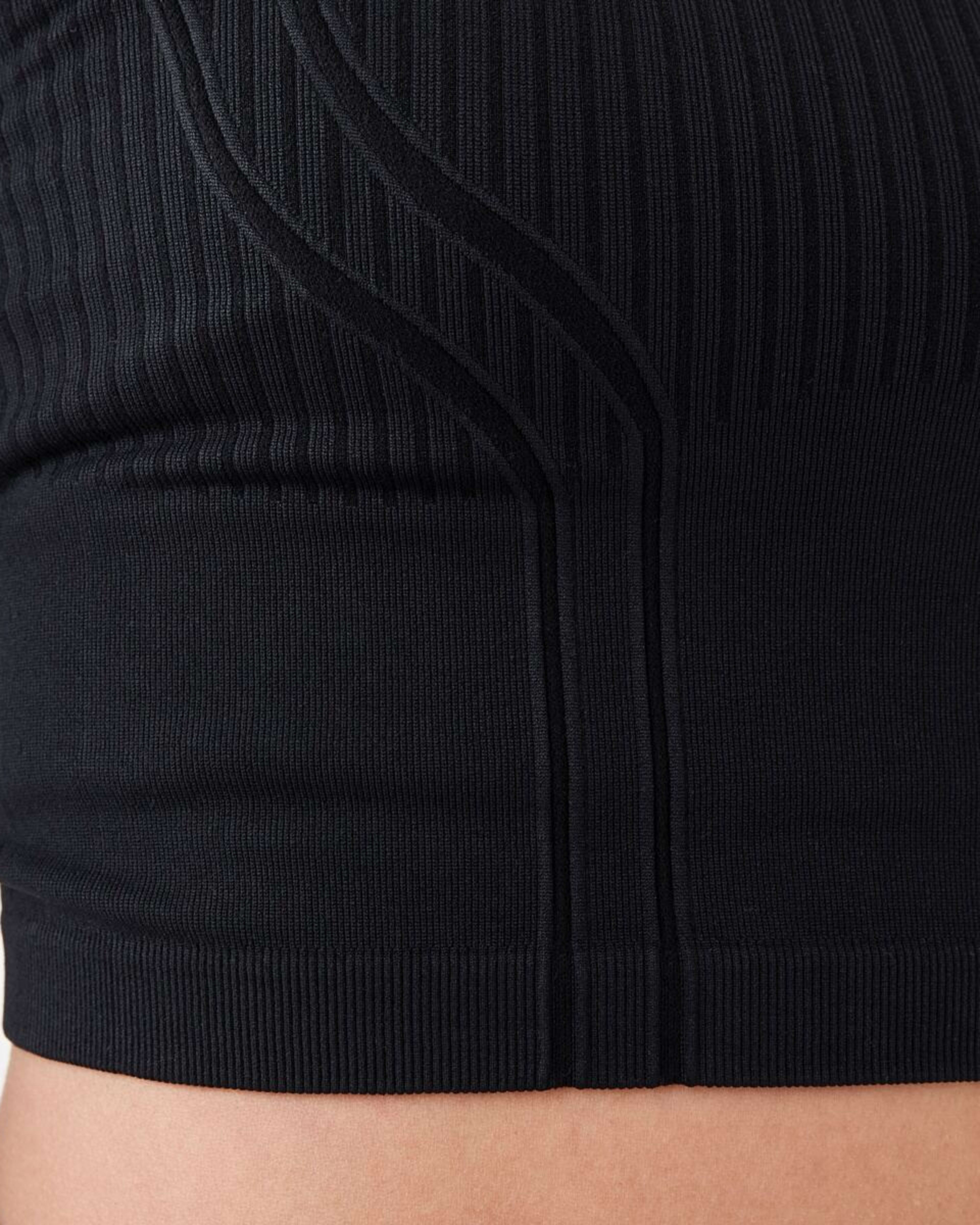 6 Active Womens Long Sleeve Seamfree Top Black, 6 of 7