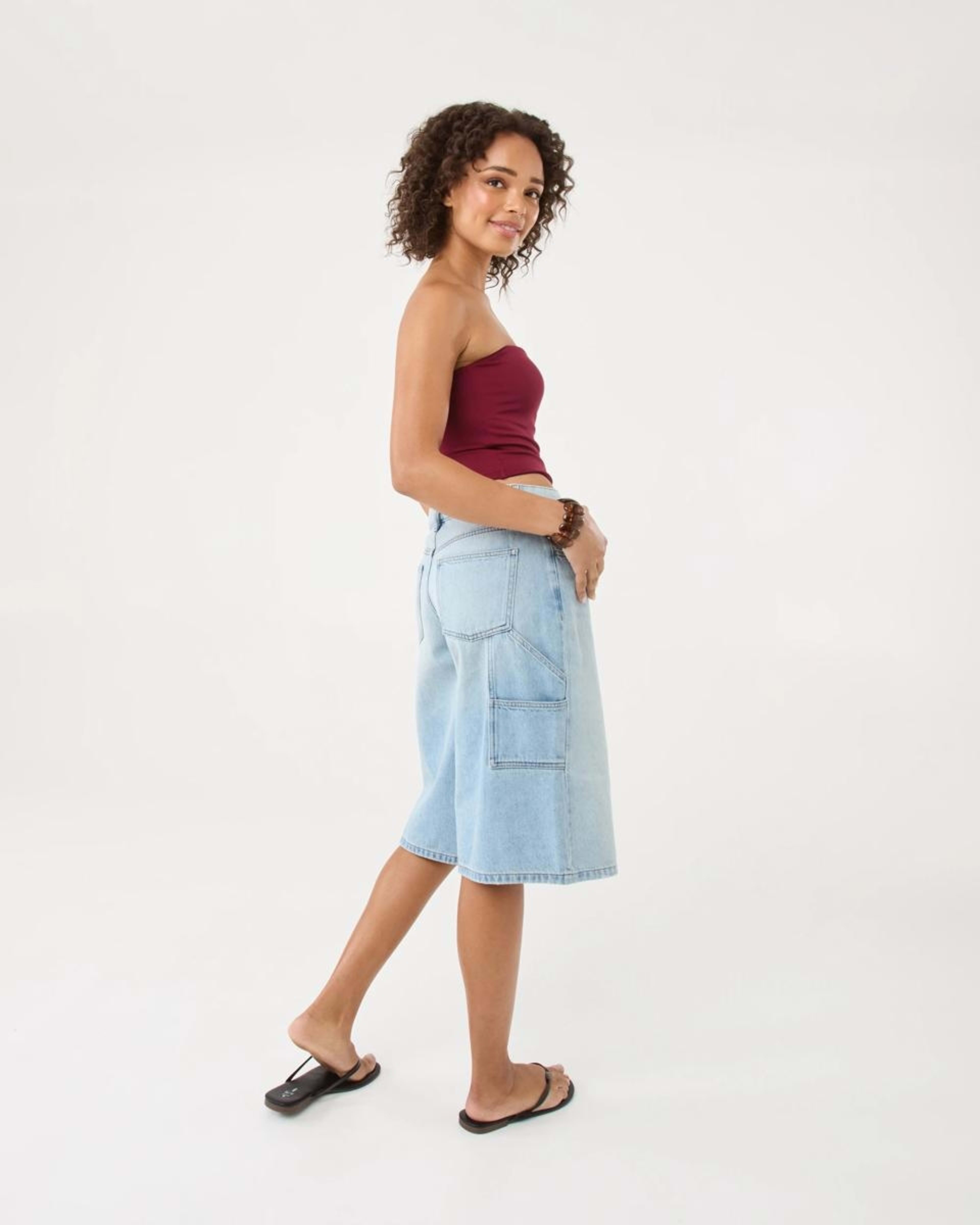 3 Carpenter Jorts Light Wash, 3 of 8