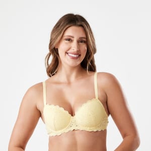 Co-ordinated Broderie T-shirt Bra