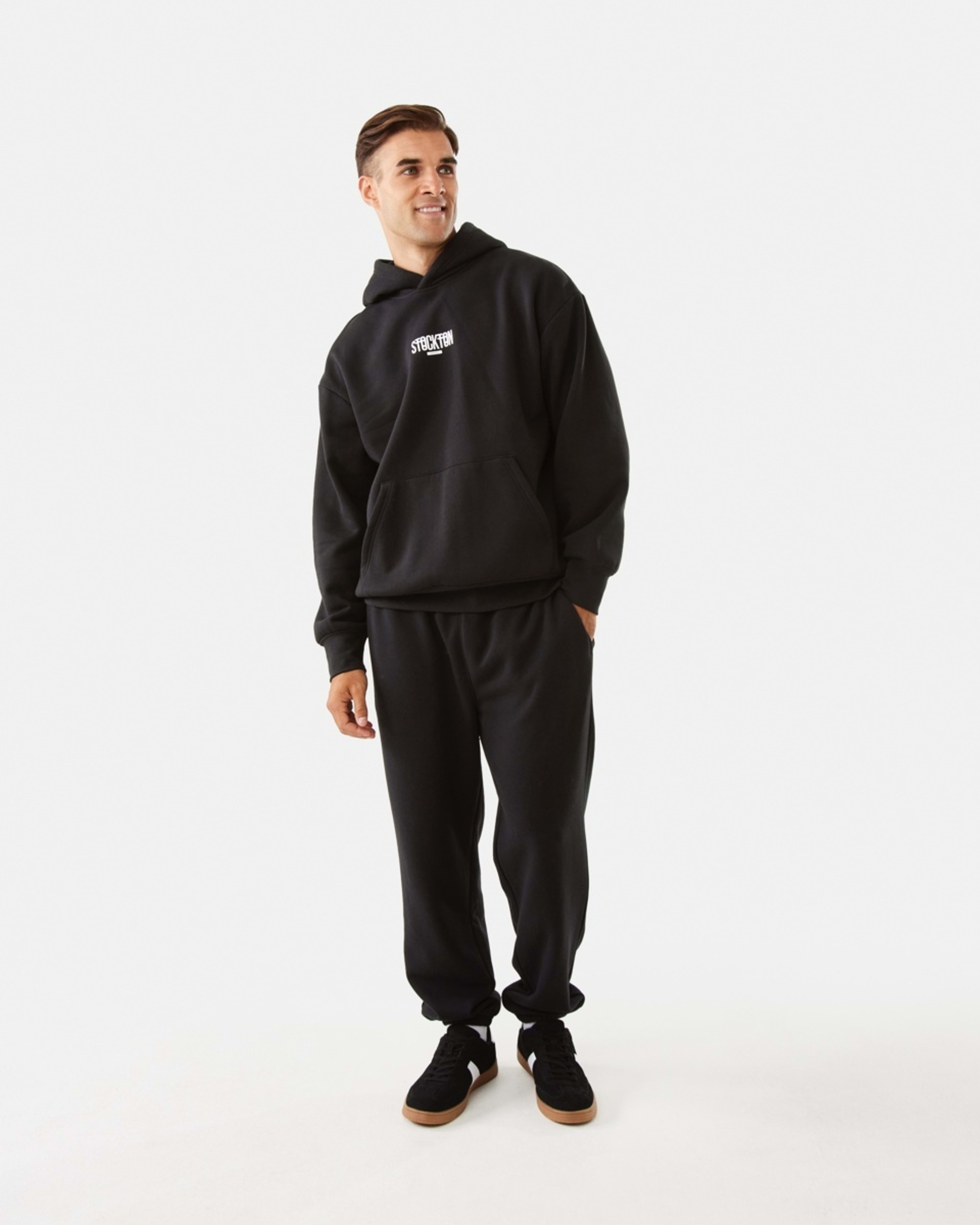 2 Oversized Hoodie Black, 2 of 8