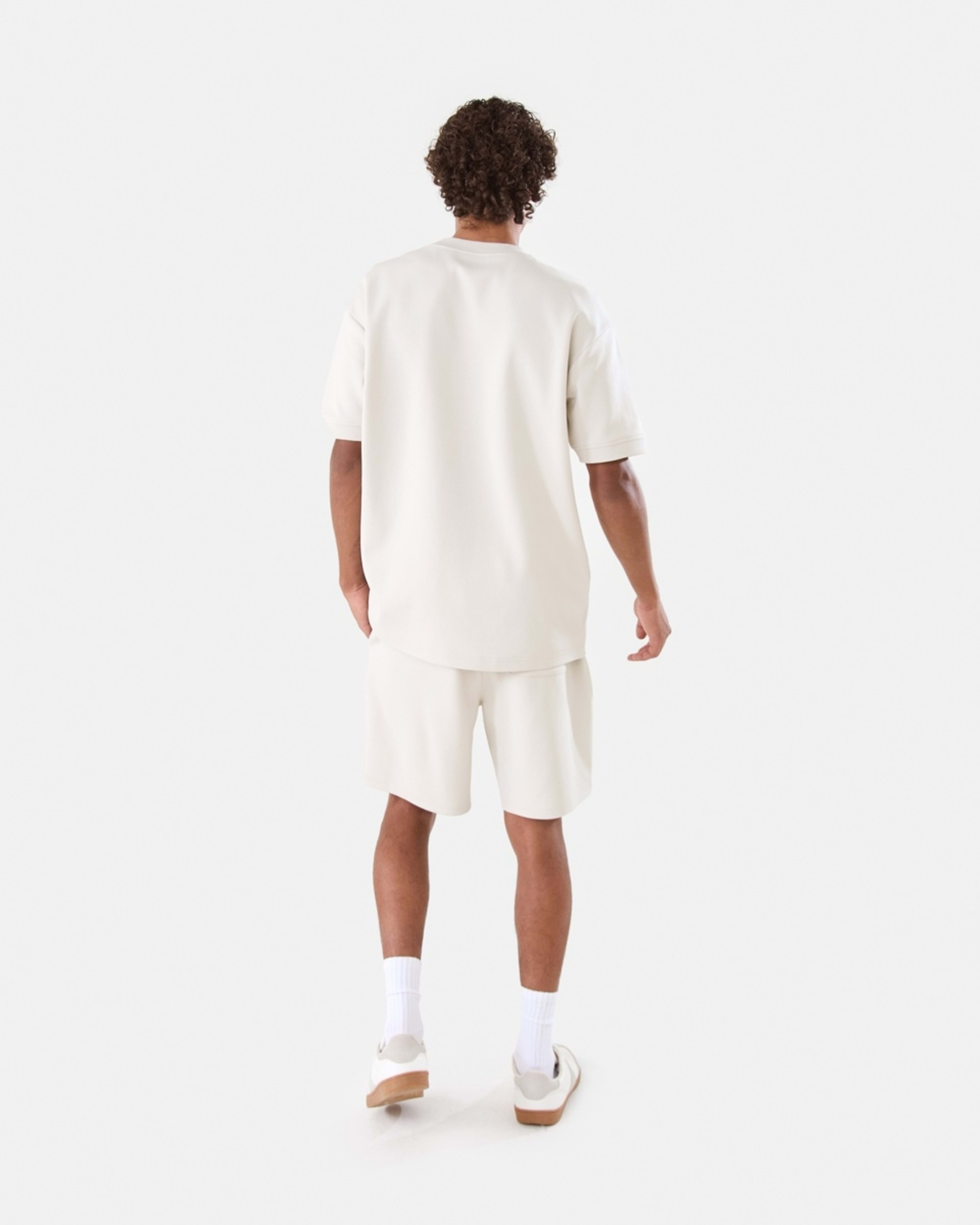 4 Elastic Waist Interlock Knit Shorts DUNE, 4 of 7
