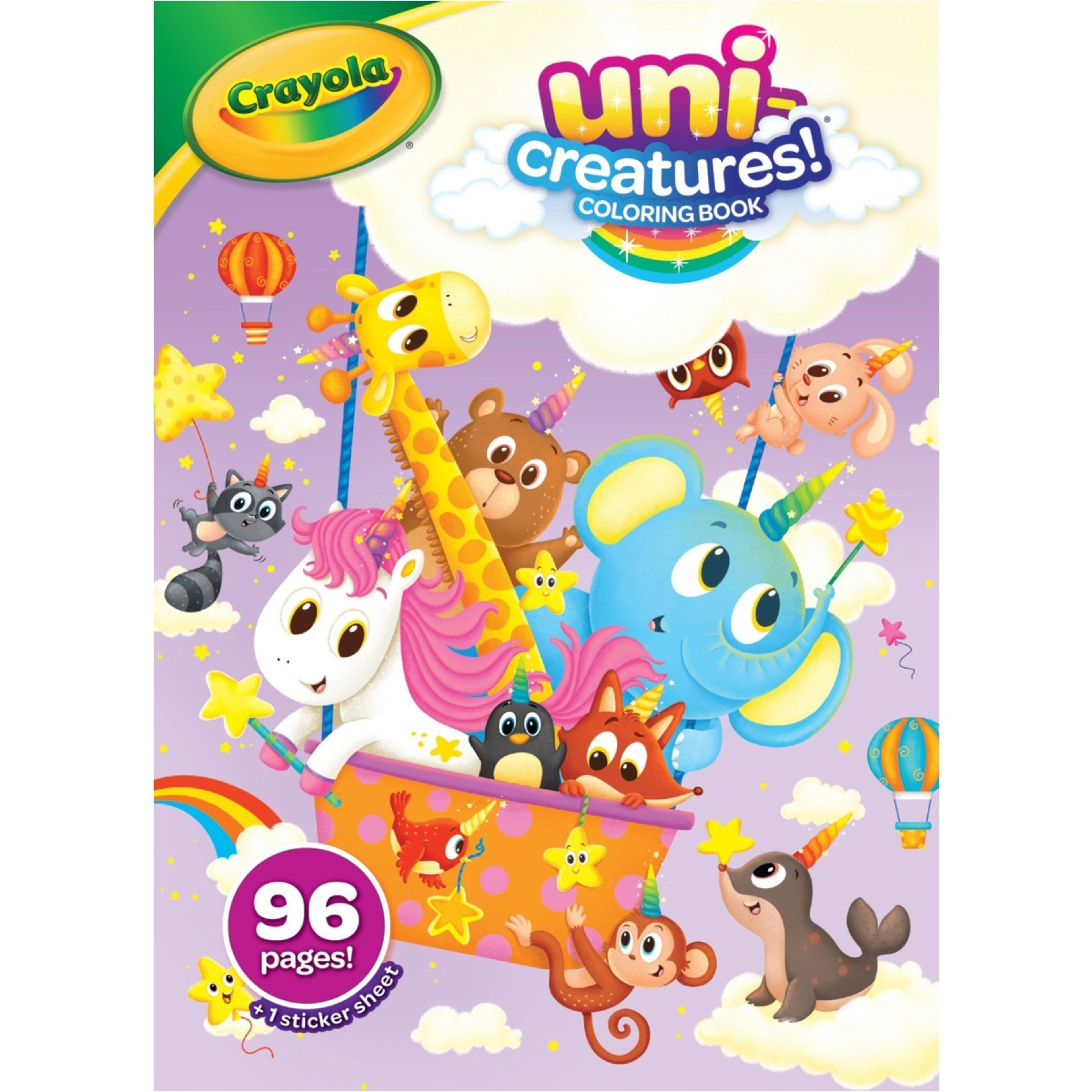 1 Crayola Uni-Creatures Colouring Book