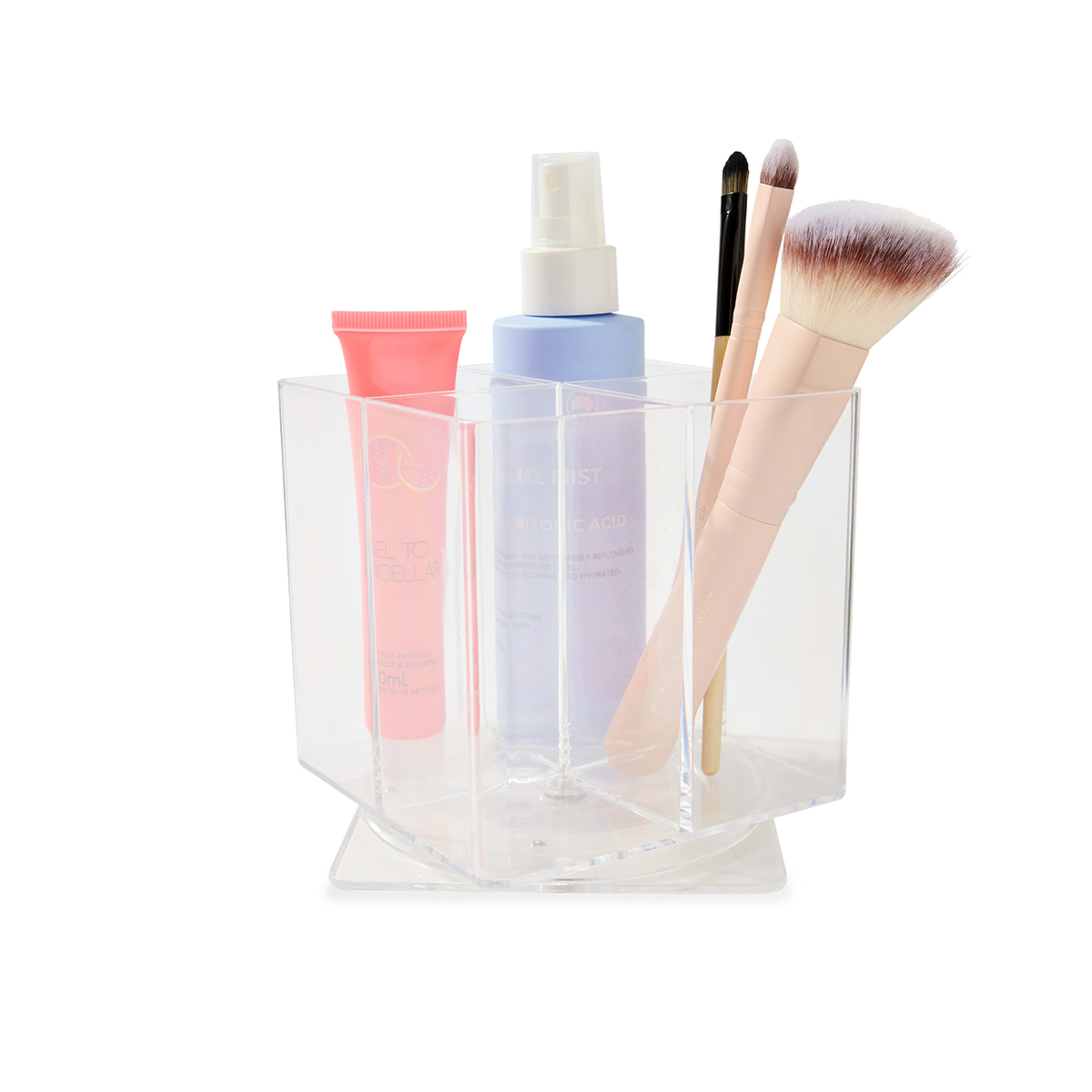 Plastic Spinning Organiser Clear Kmart NZ