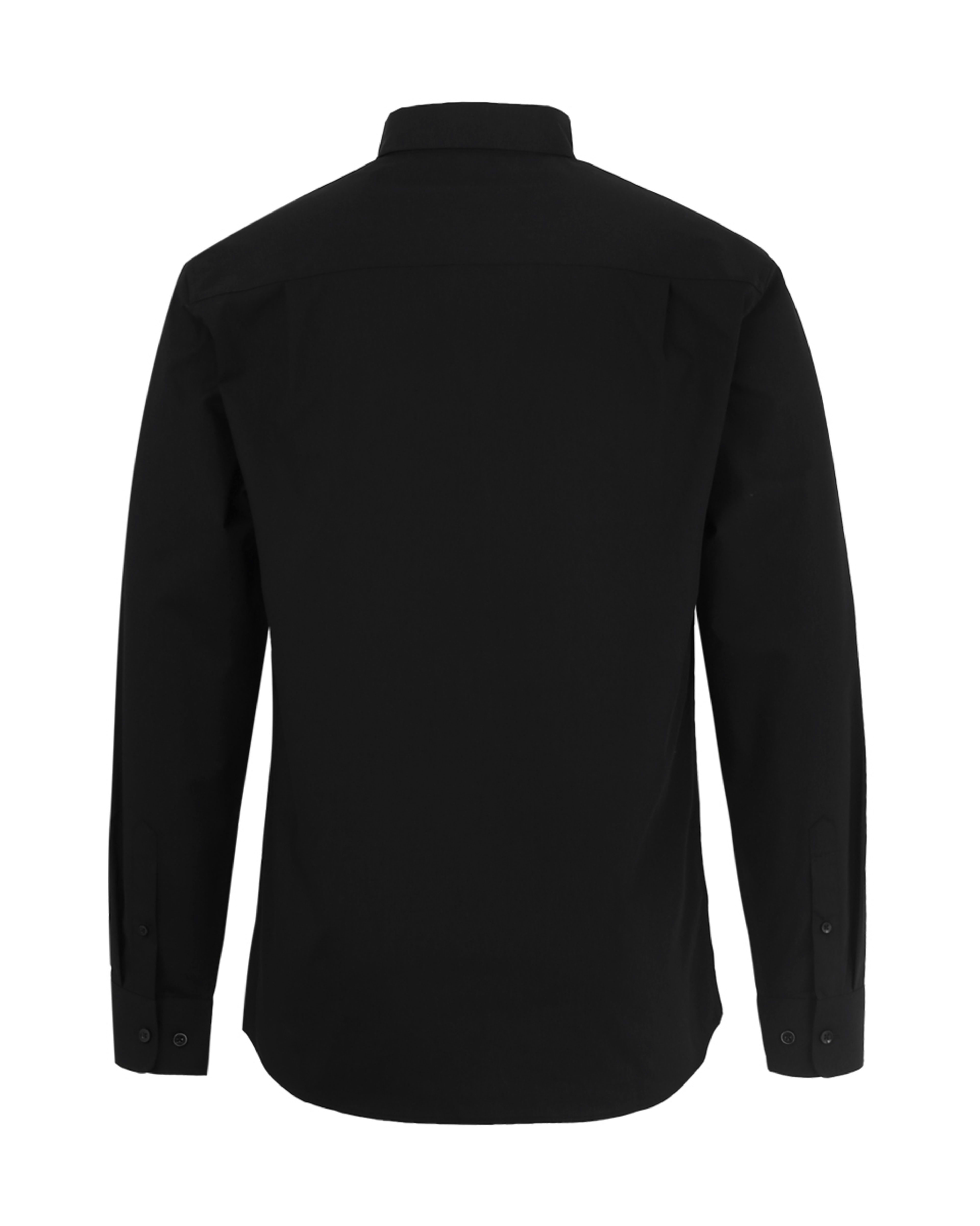 6 Work Long Sleeve Business Shirt Black, 6 of 7