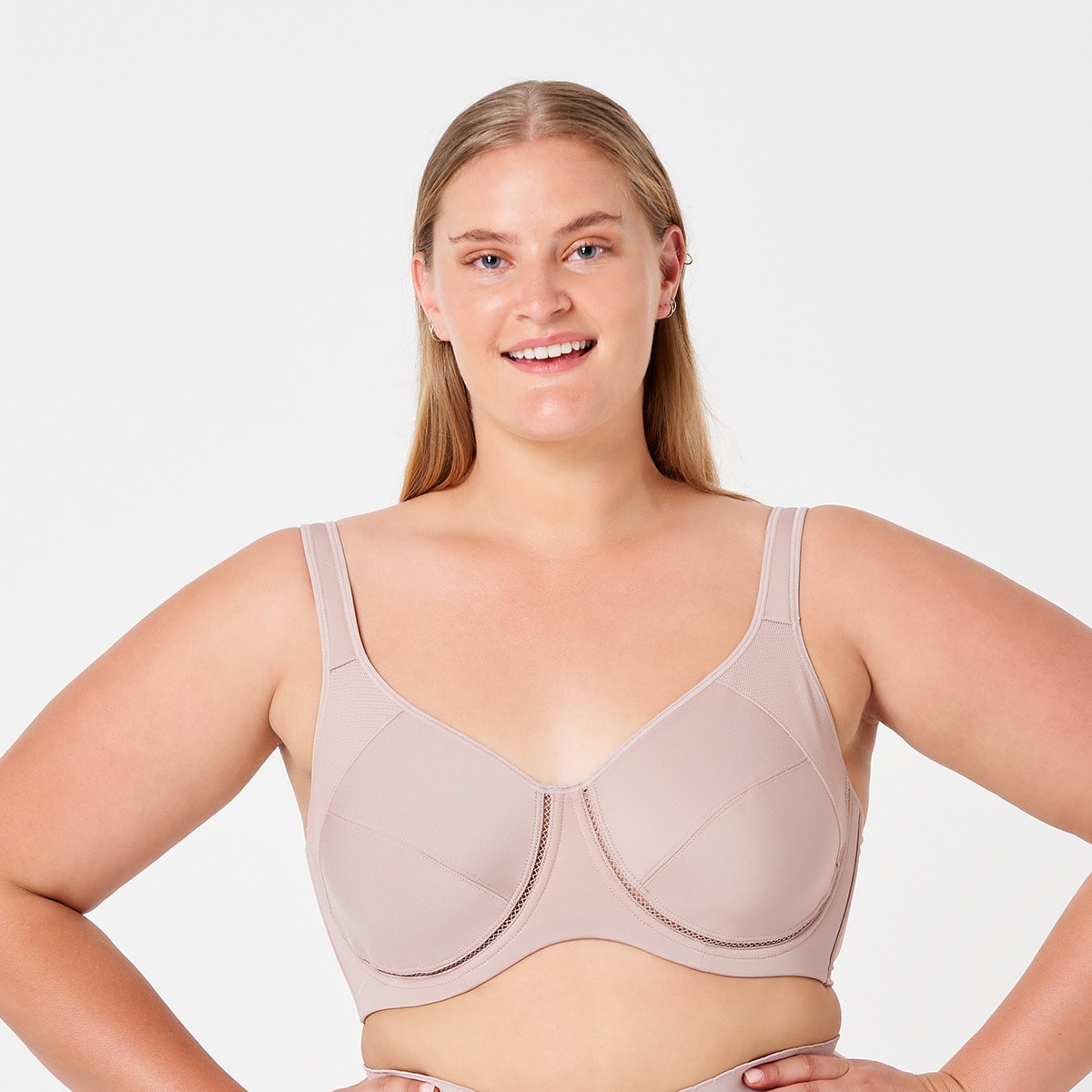 Full Figure Sports Underwire Soft Cup Bra Kmart 0621