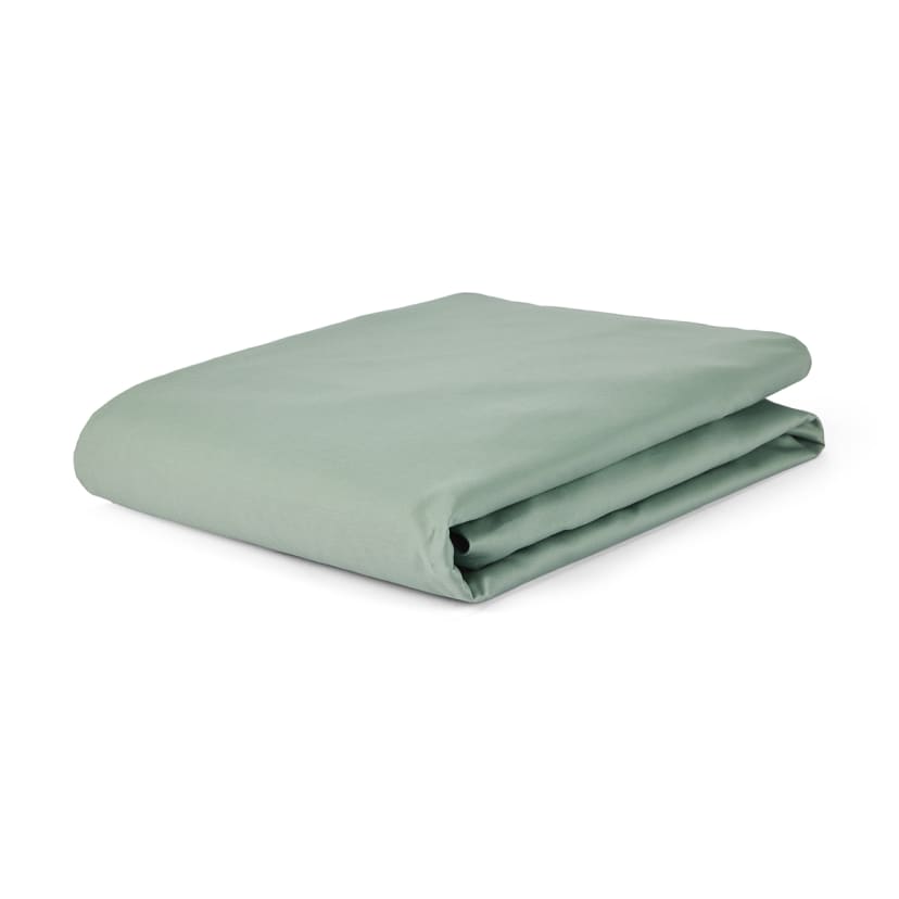 500 Thread Count Australian Grown Cotton Fitted Sheet King Bed, Sage