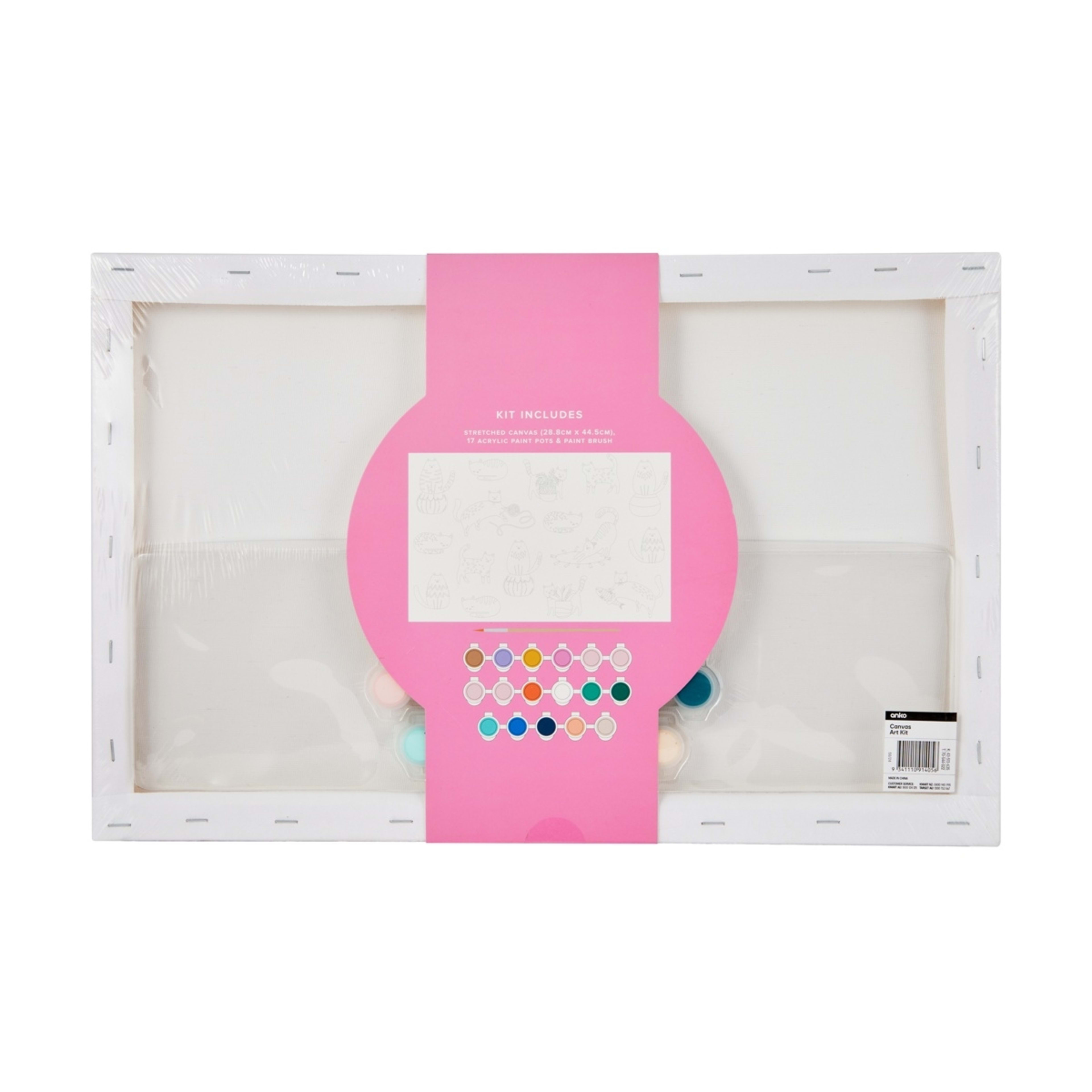 4 Paint Your Own Canvas Art Kit, 4 of 4