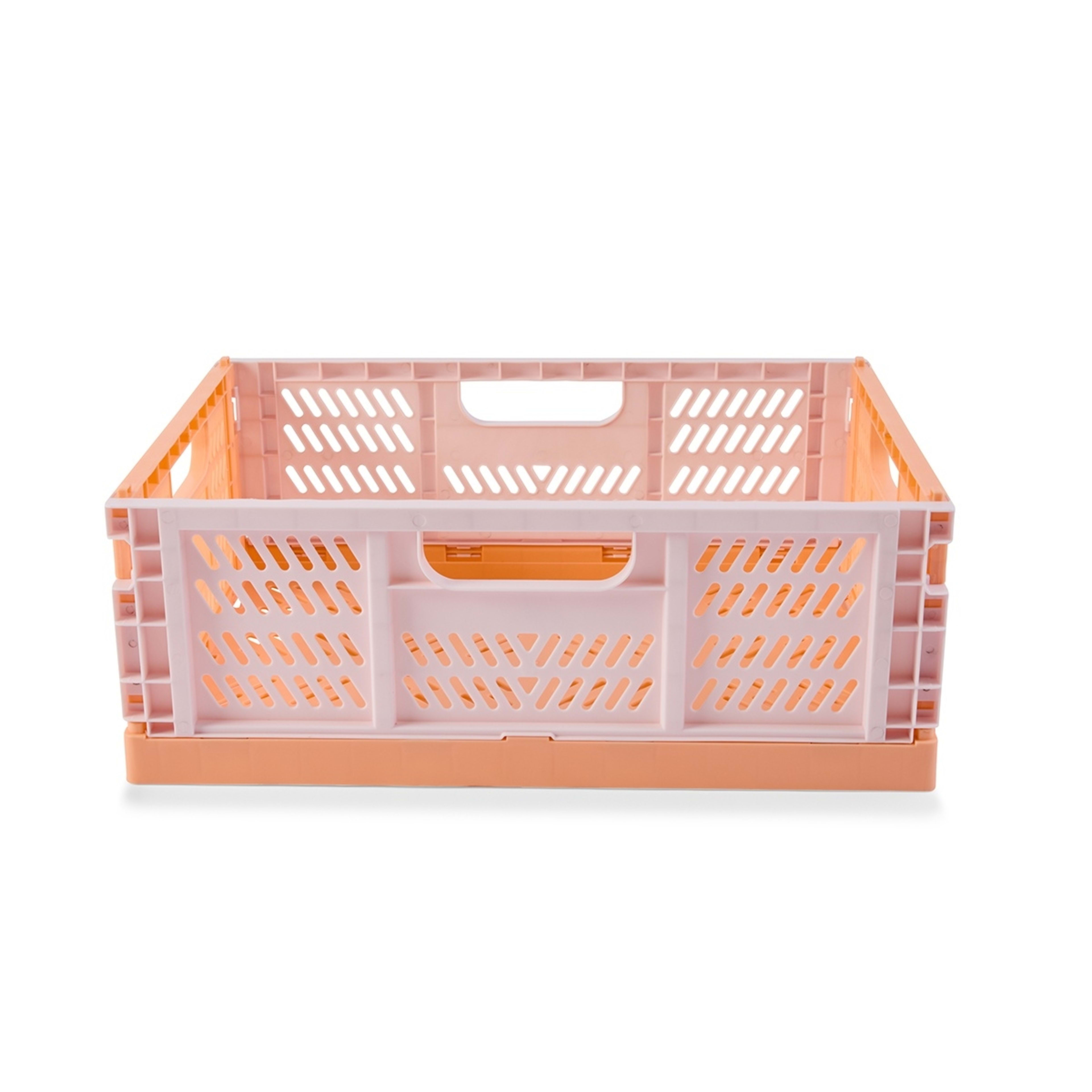 5 15L Collapsible Crate - Medium, Peach, 5 of 10