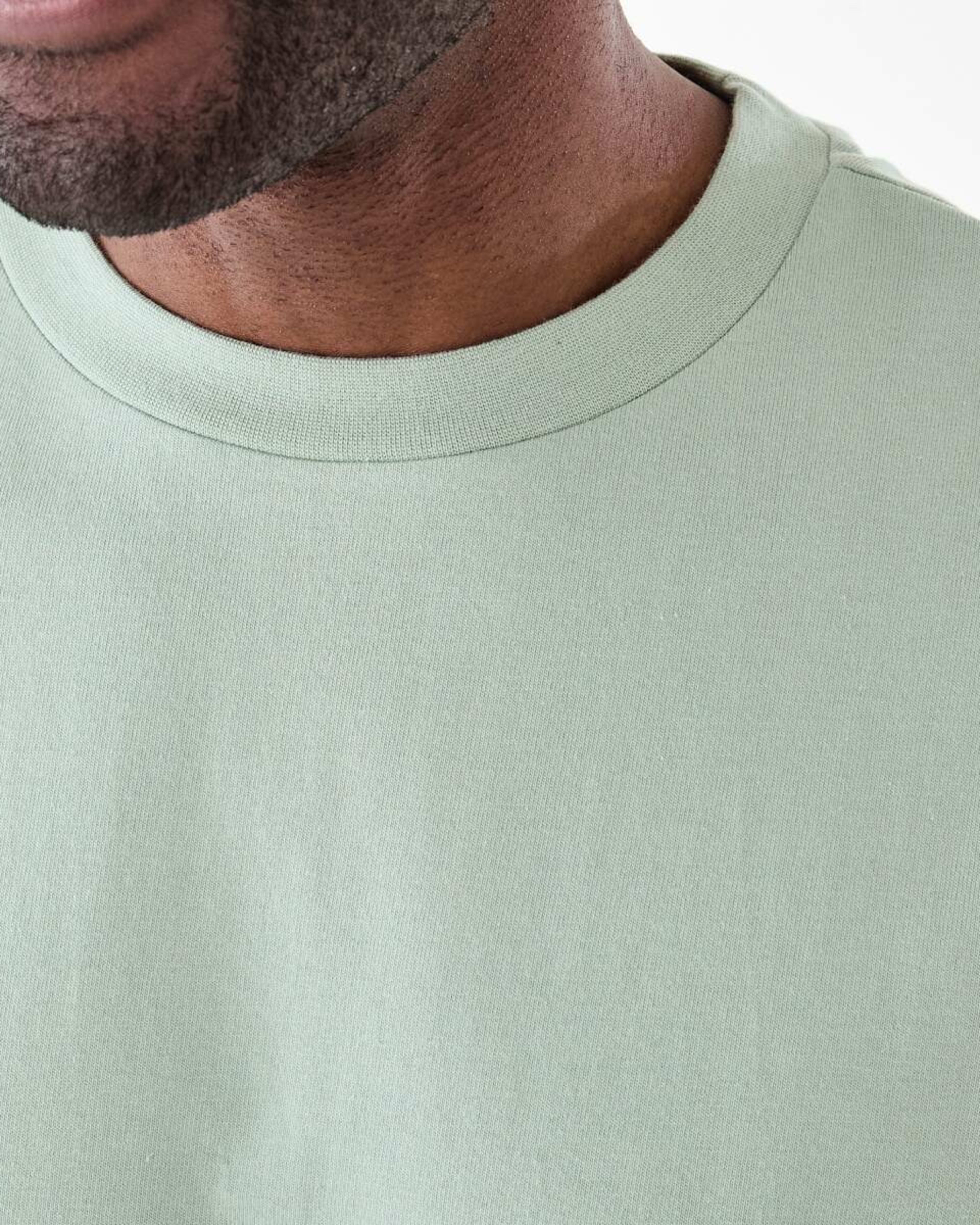 5 Oversized Heavyweight T-shirt AQUA GREY, 5 of 6