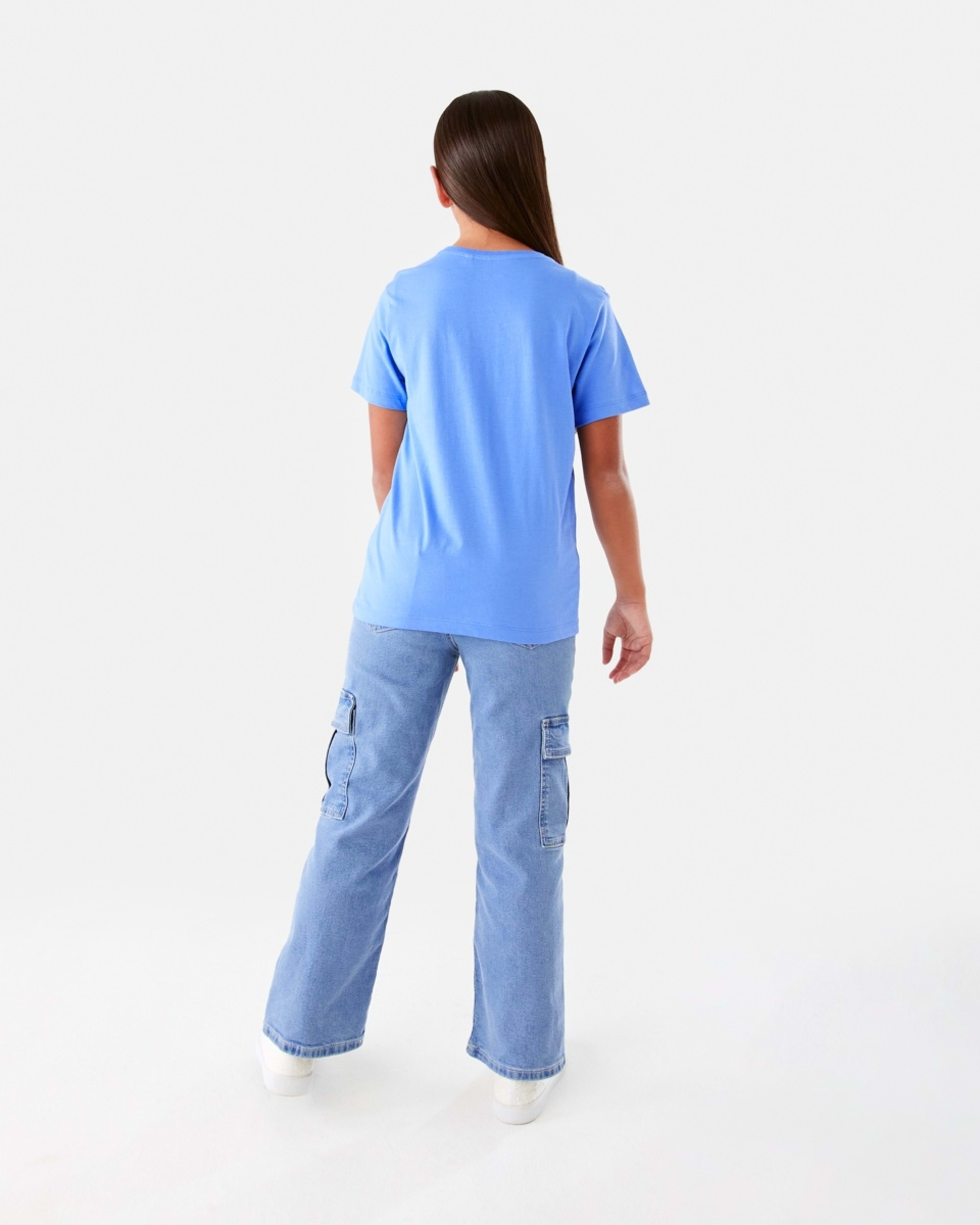 6 Short Sleeve Print T-shirt Blu Inspo, 6 of 8