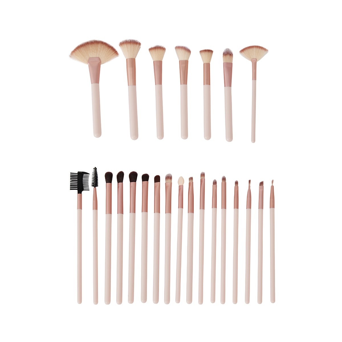 OXX Cosmetics 24 Piece Makeup Brush Set & Travel Case Quartz Kmart