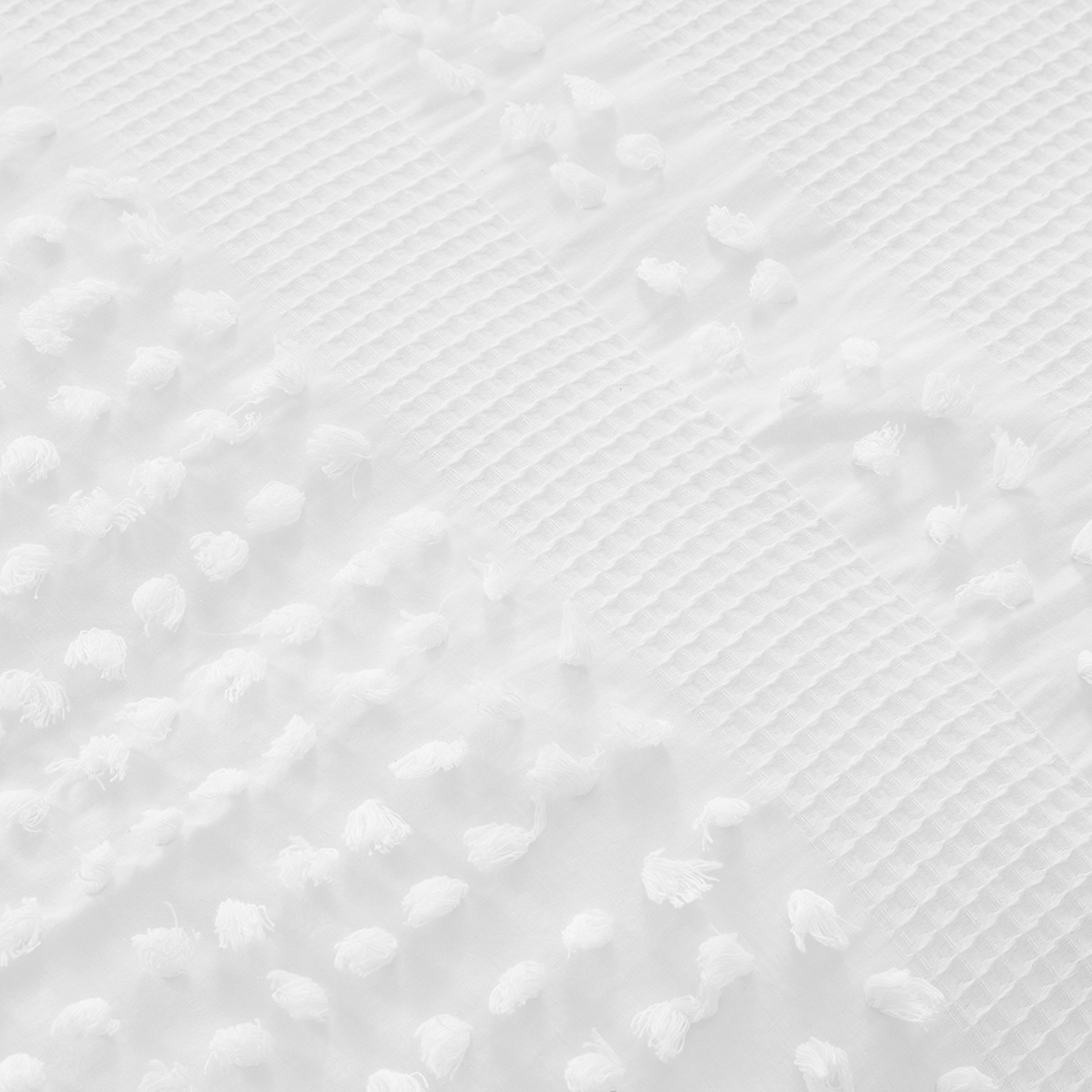 3 Madison Cotton Quilt Cover Set - King Bed, White, 3 of 6