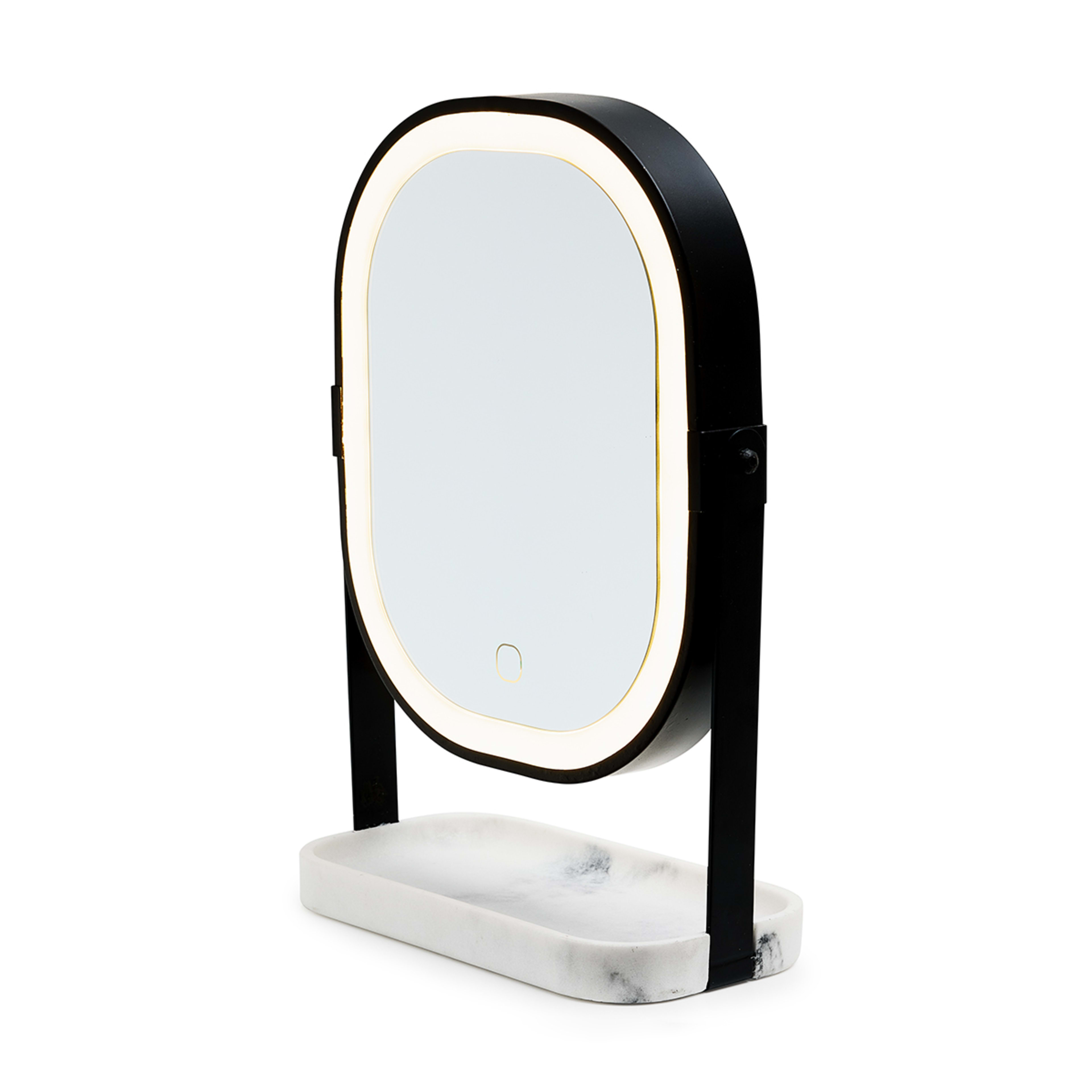 4 Oblong Marble Look Mirror, 4 of 10