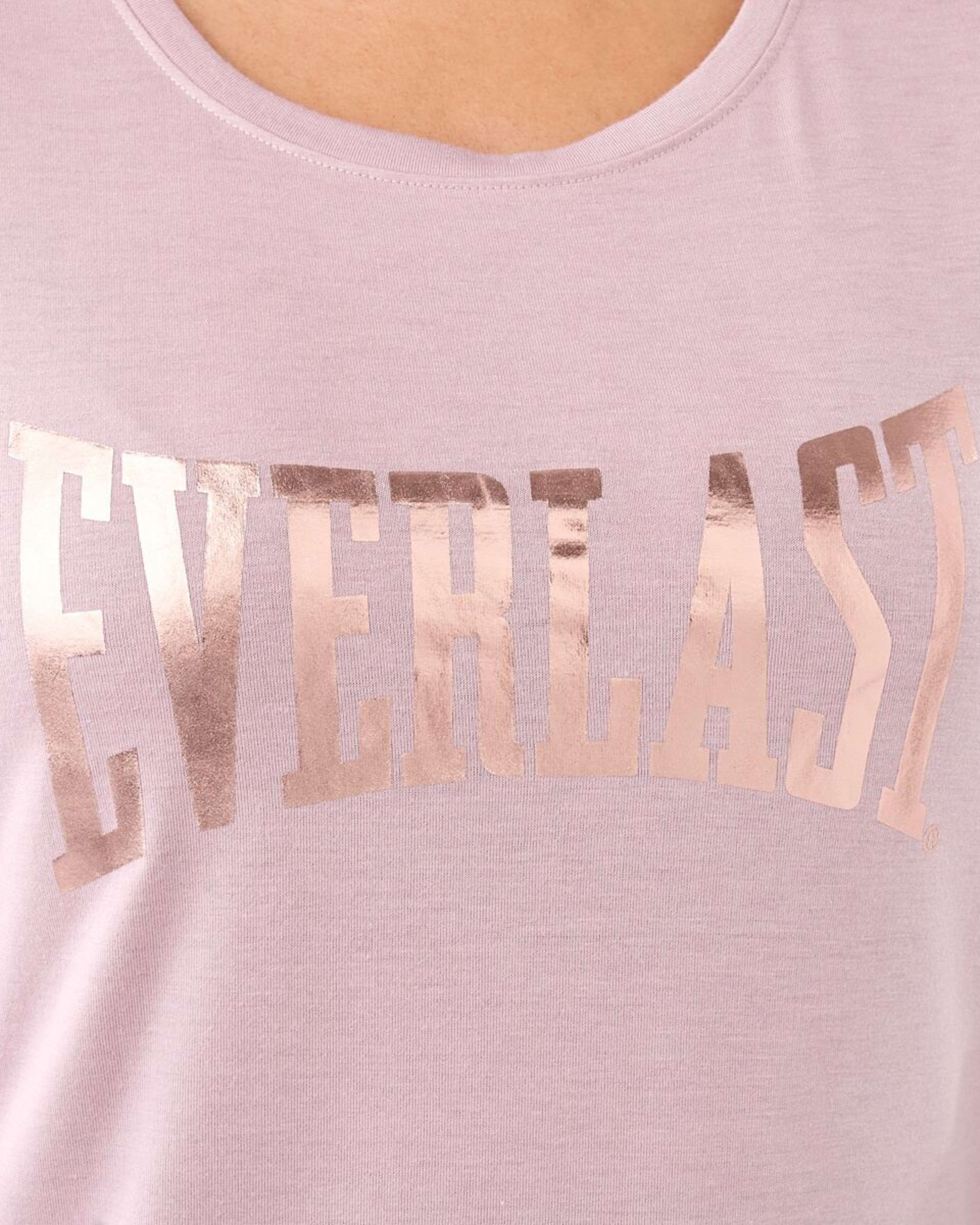 5 Everlast Womens Scoop Neck T-shirt Everlast Dogbone Dusty Pink, 5 of 6