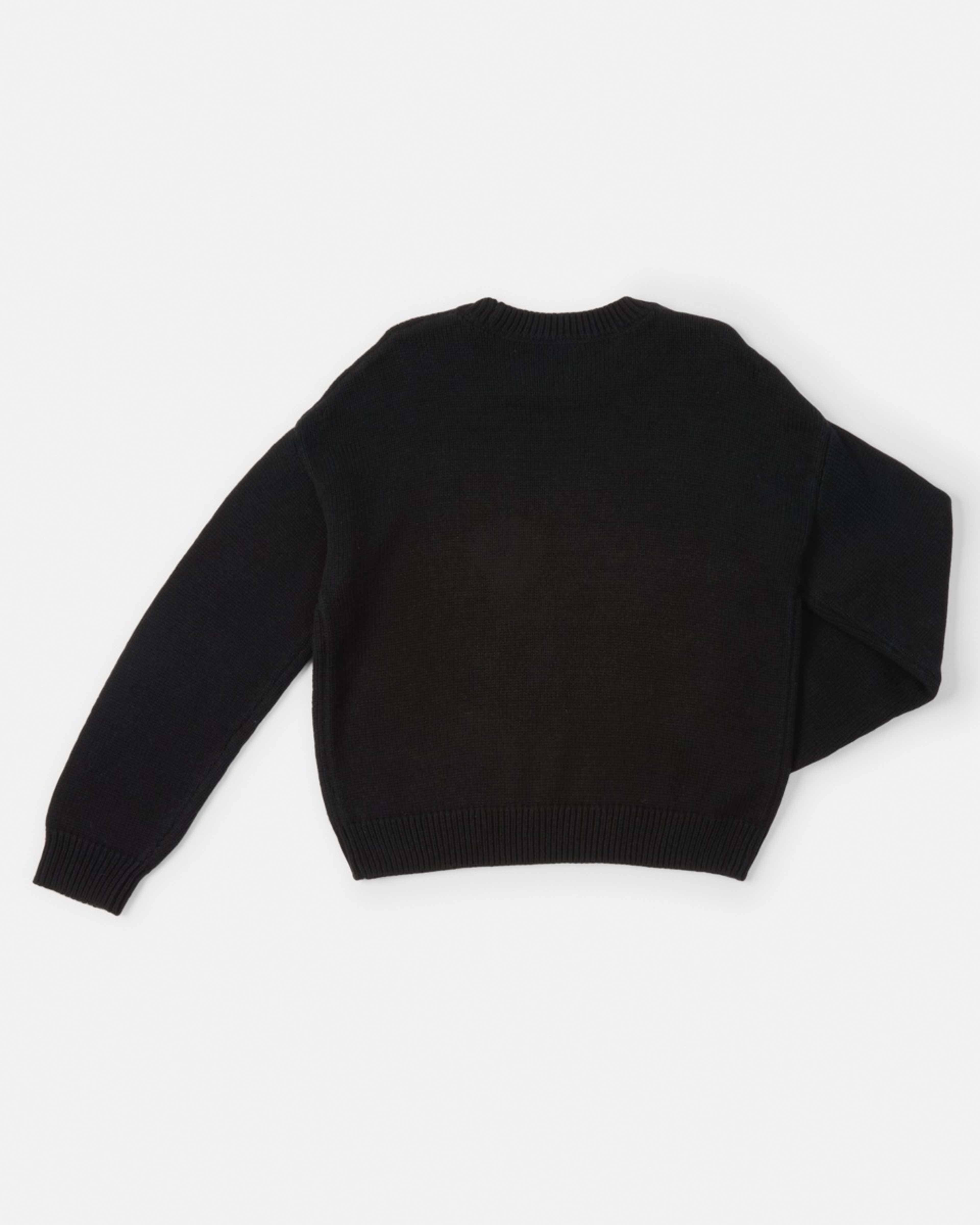 8 Bow Knit Jumper Black, 8 of 8