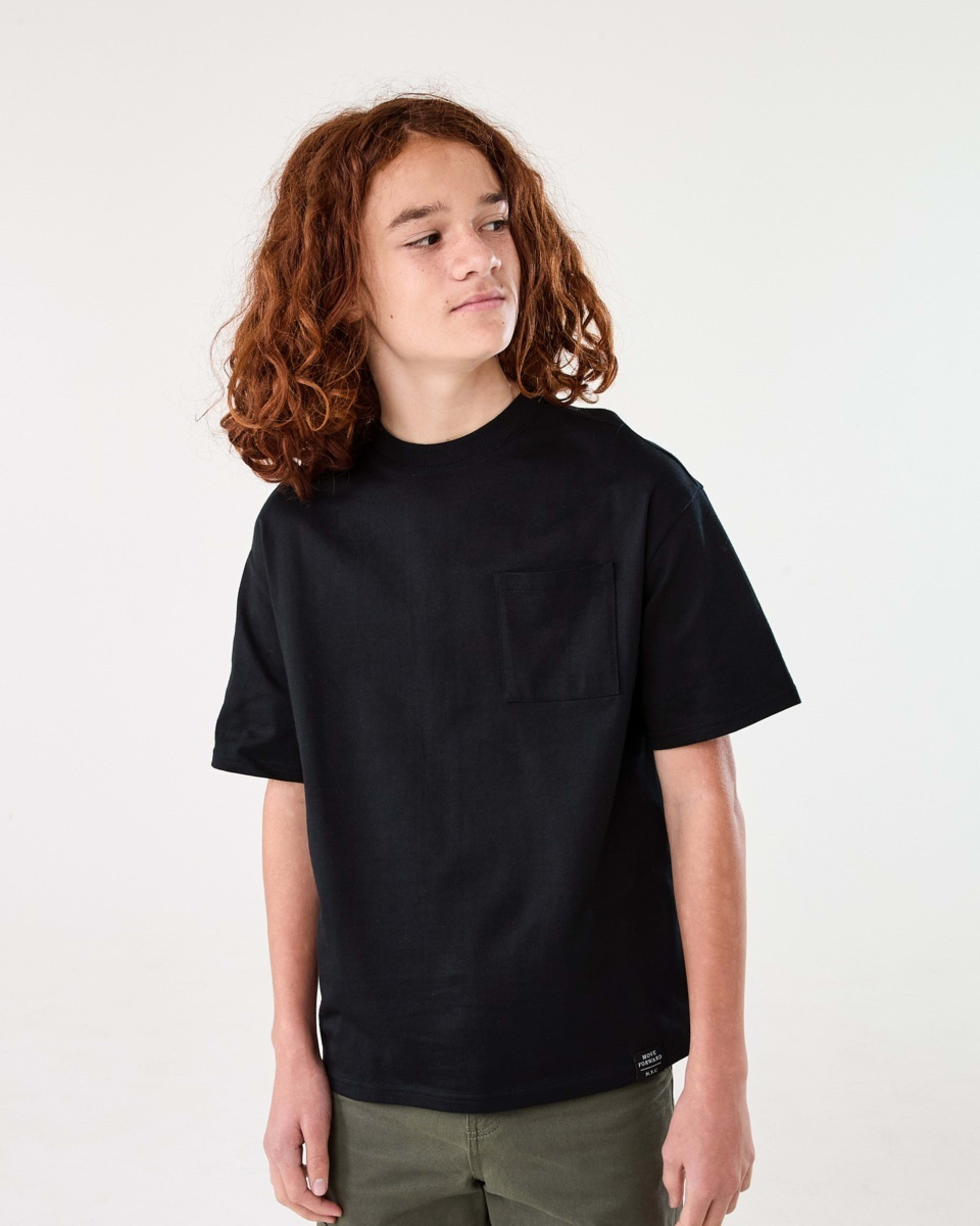 1 Short Sleeve Oversized T-shirt BLACK