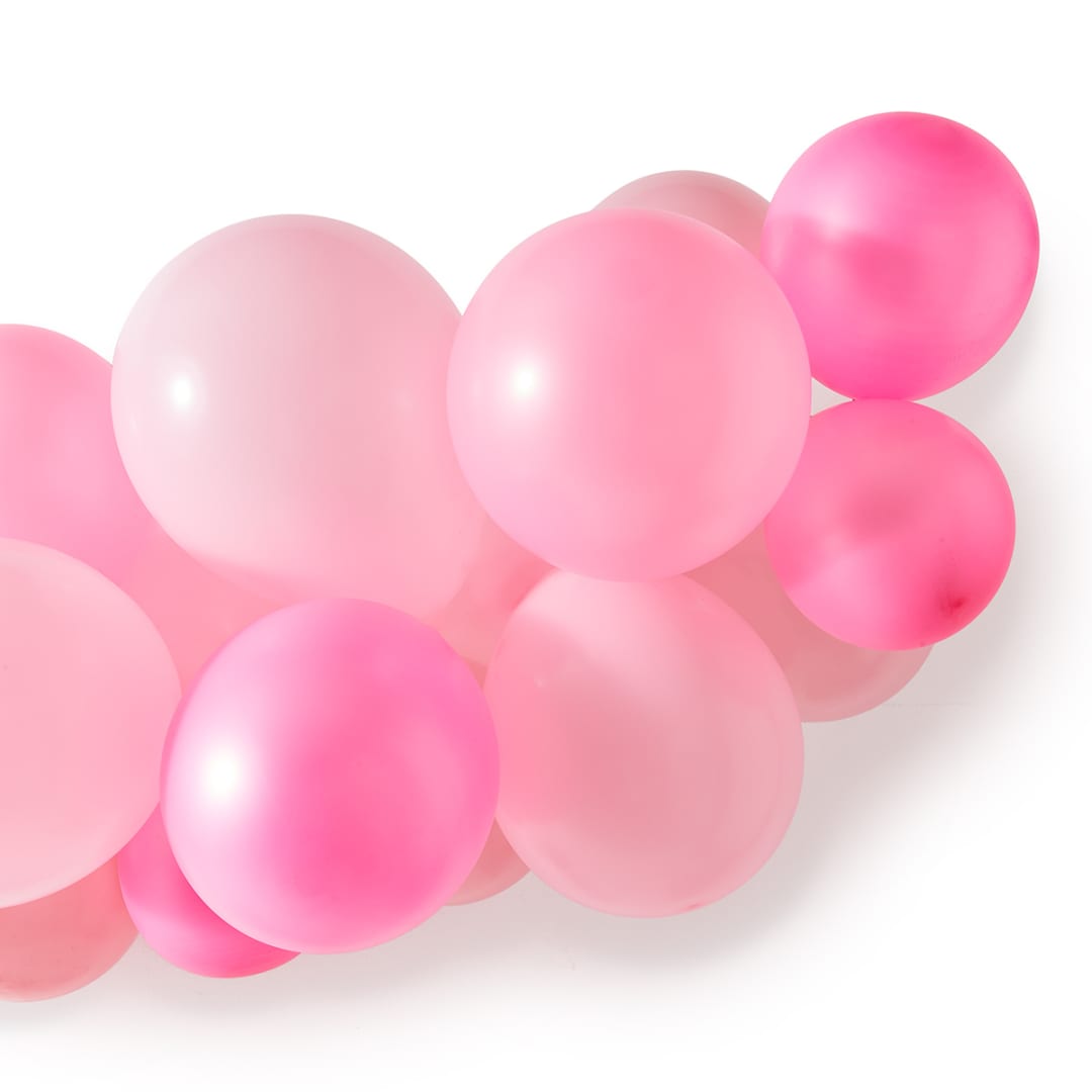 46 Piece Pink Balloon Garland - Kmart