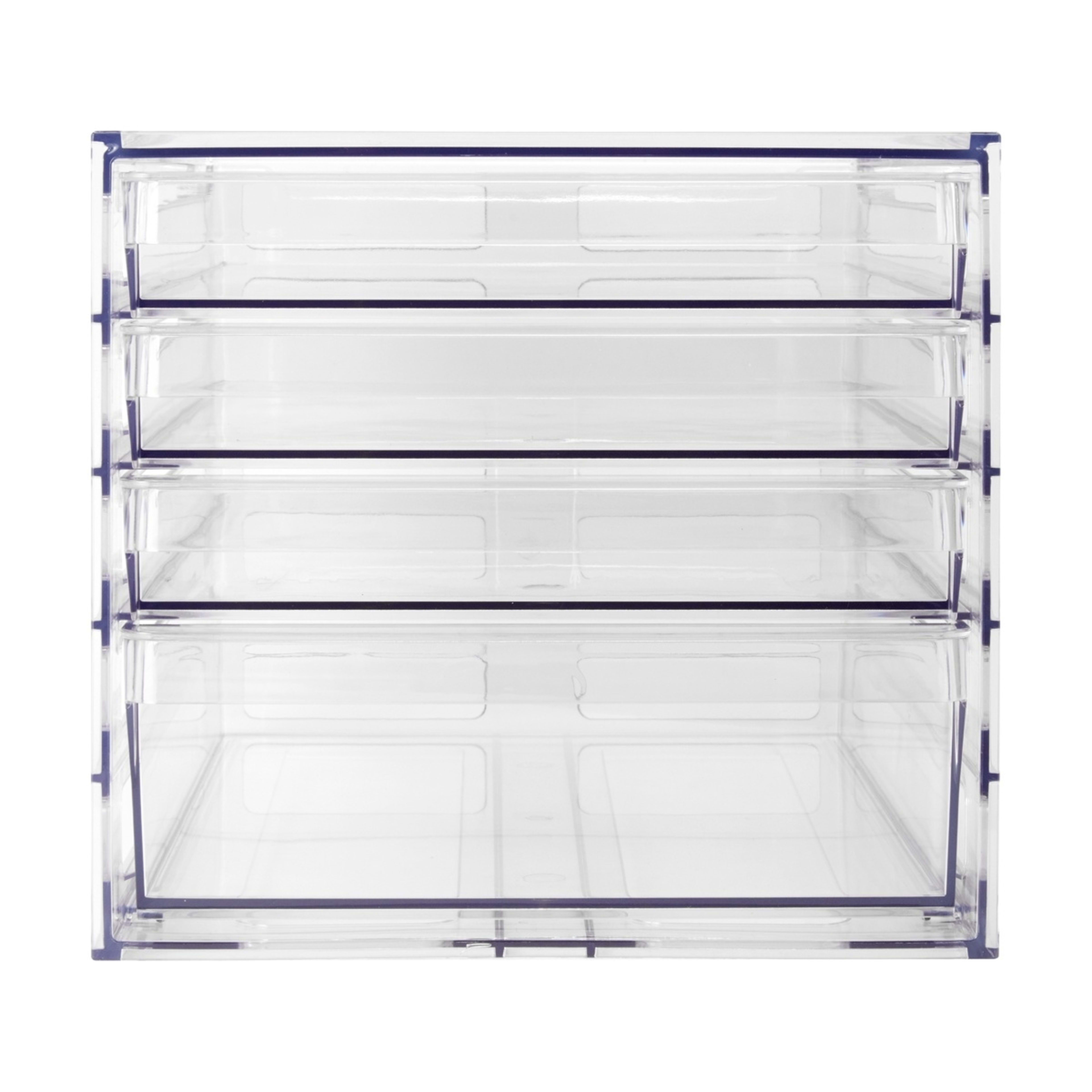 2 4 Drawer Set - Clear, 2 of 9