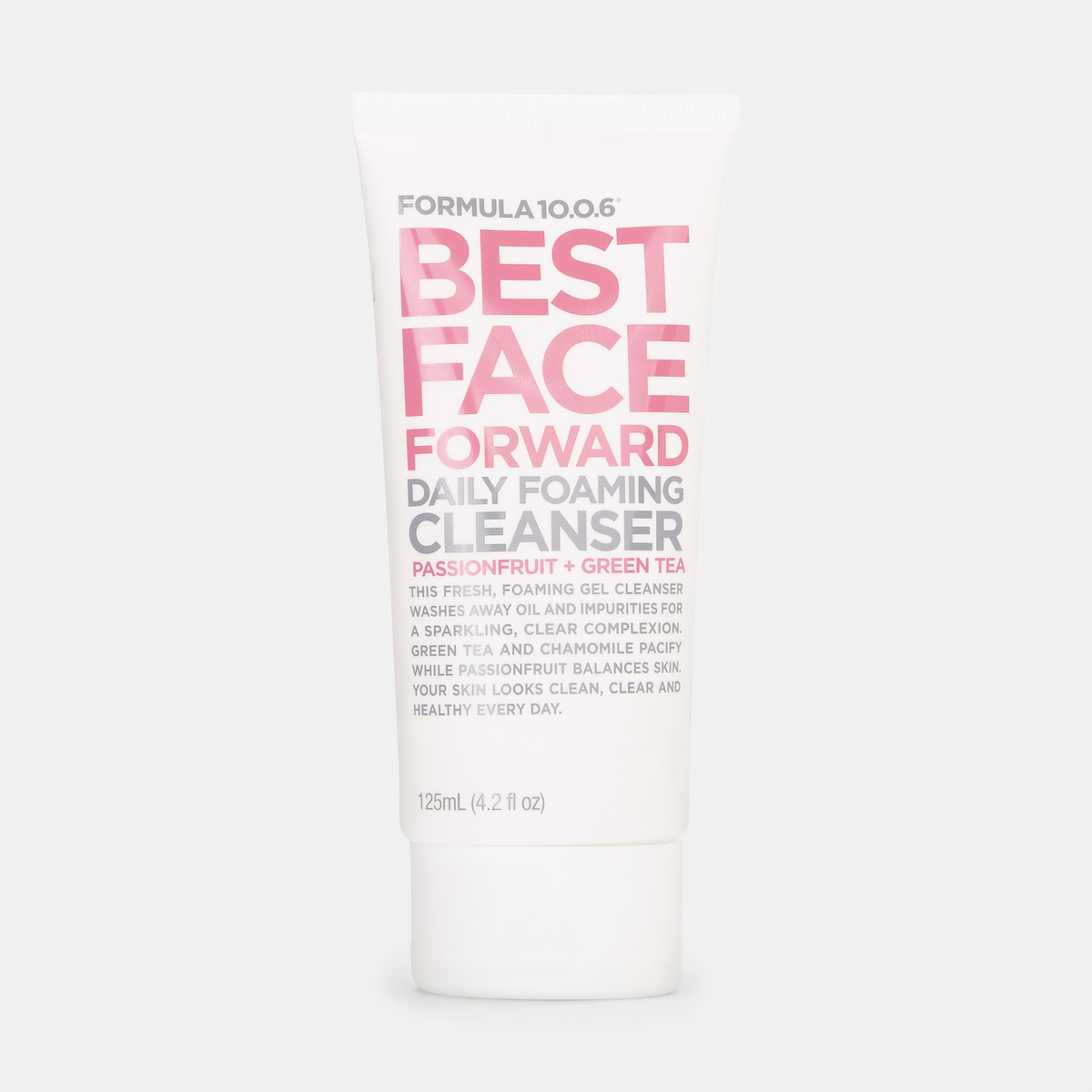 1 Formula 10.0.6 Best Face Forward Daily Foaming Cleanser 125ml - Passion Fruit & Green Tea