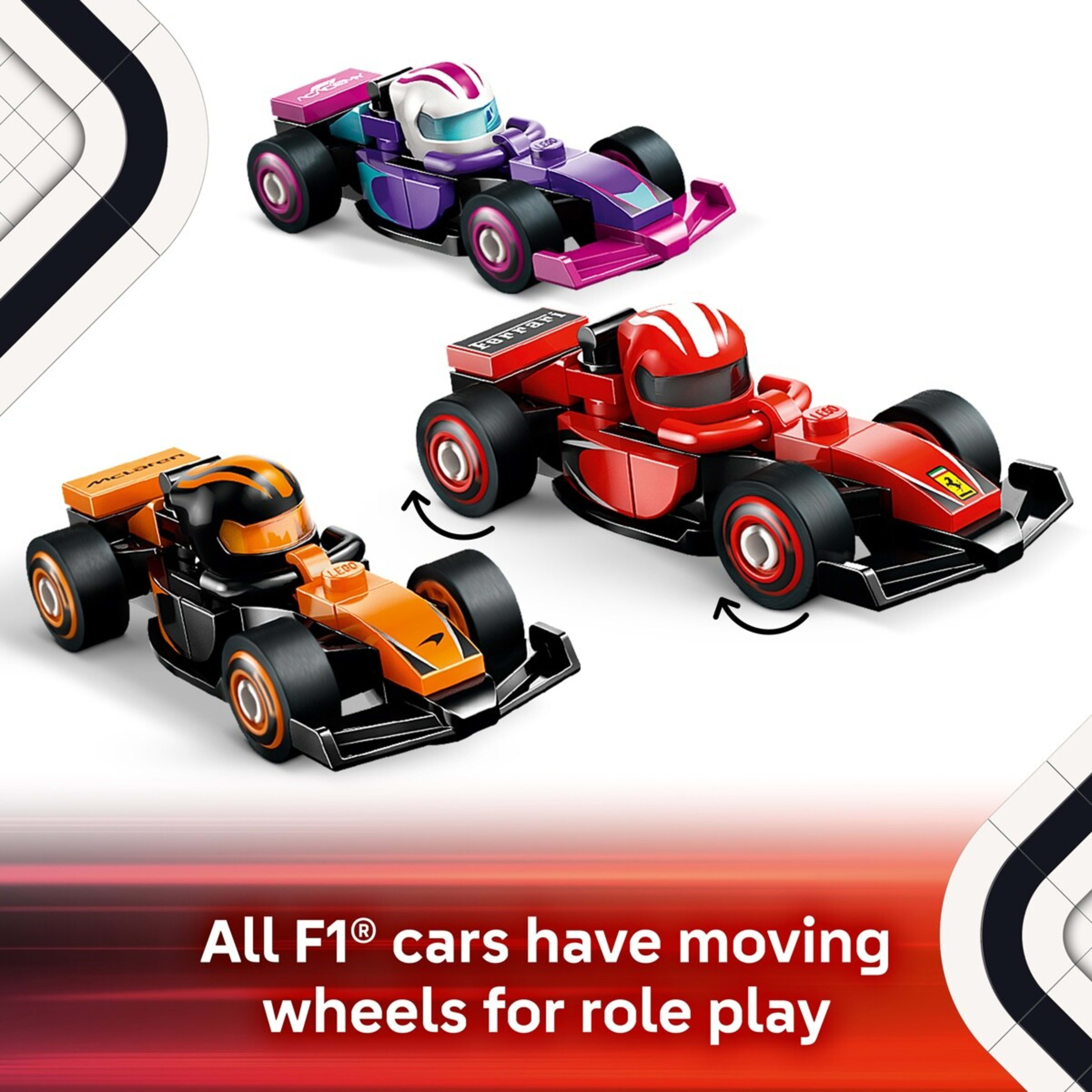 4 LEGO F1 Collectible Race Cars 71049, 4 of 11