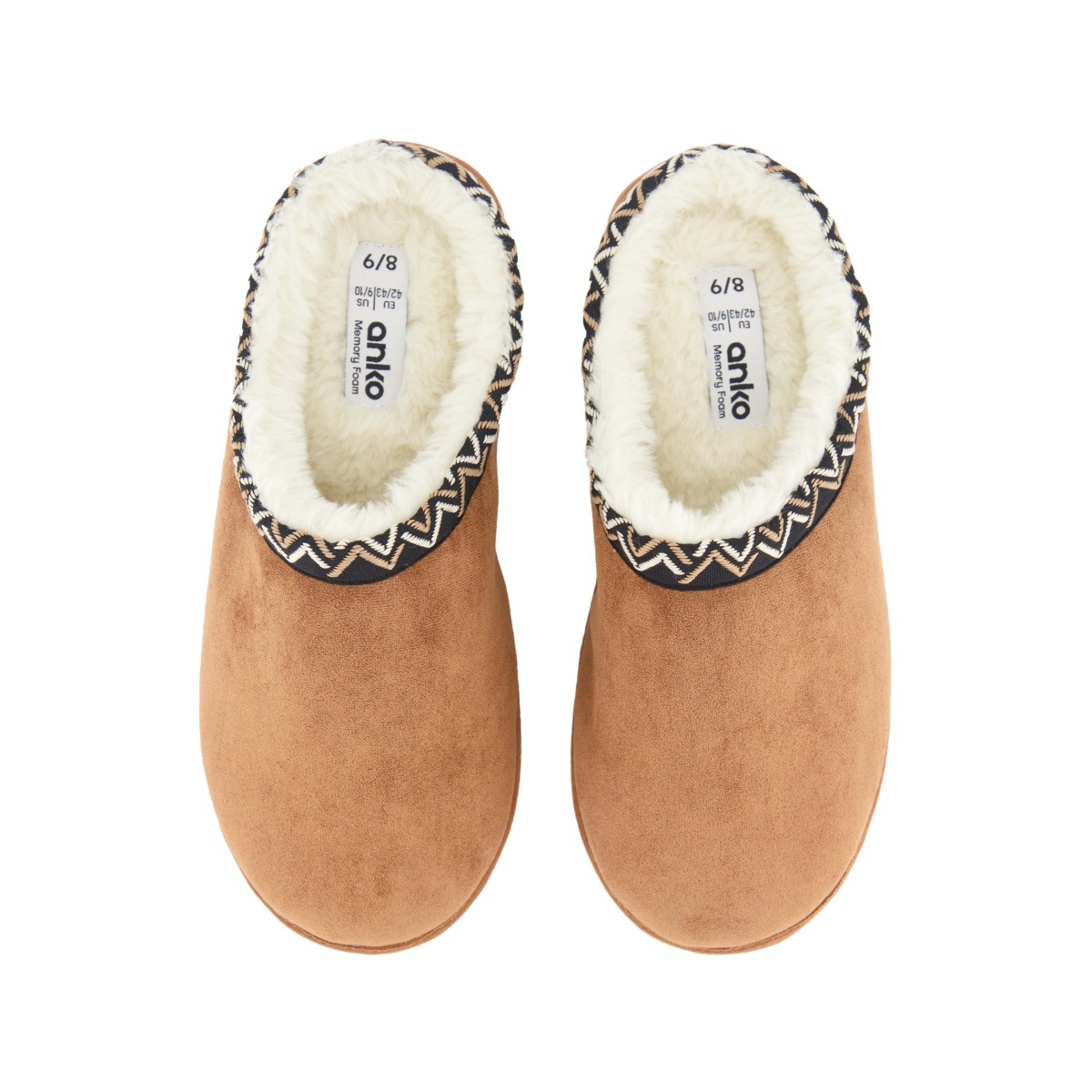 2 Trim Slippers Chocolate Brown, 2 of 3