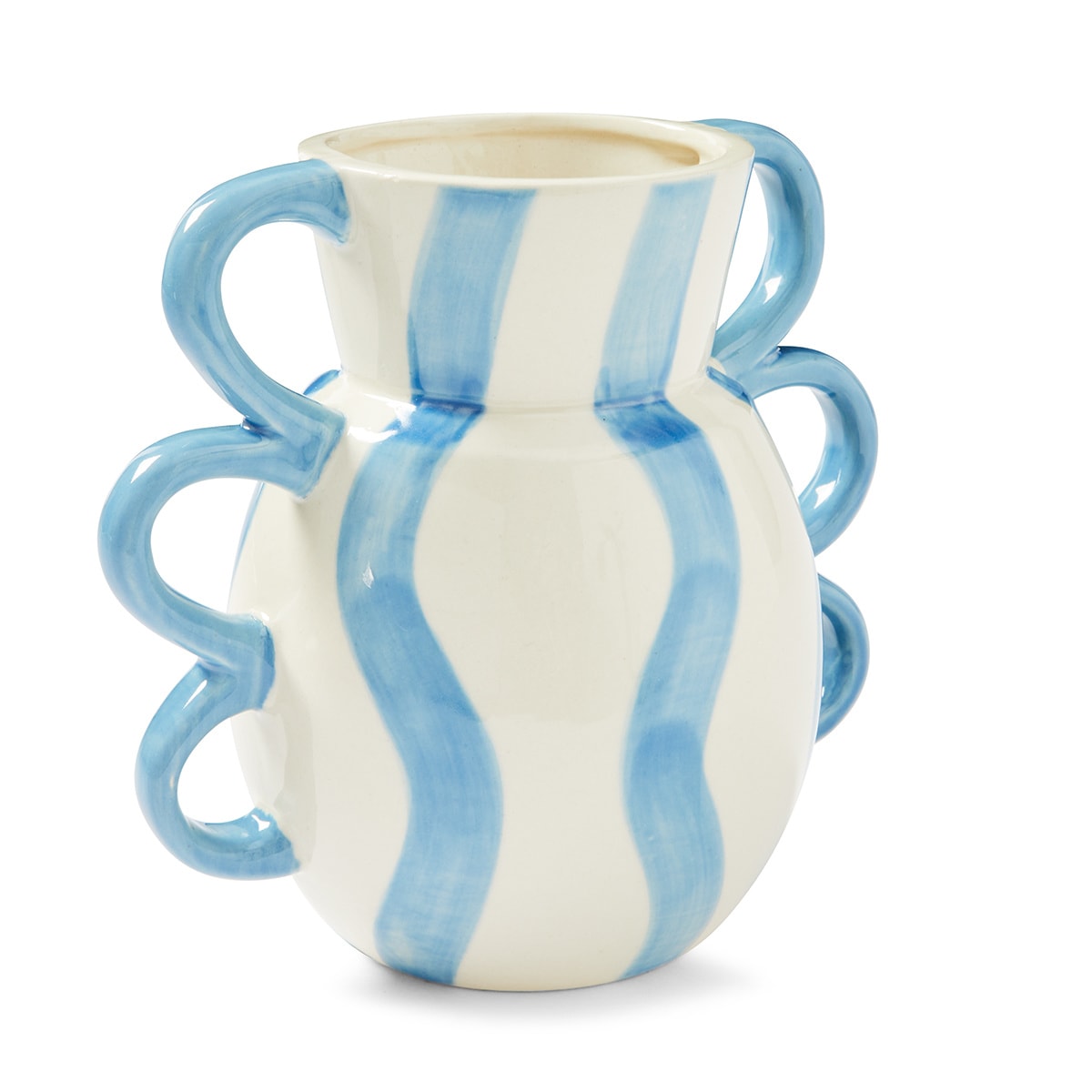 Wave Handled Vase Kmart