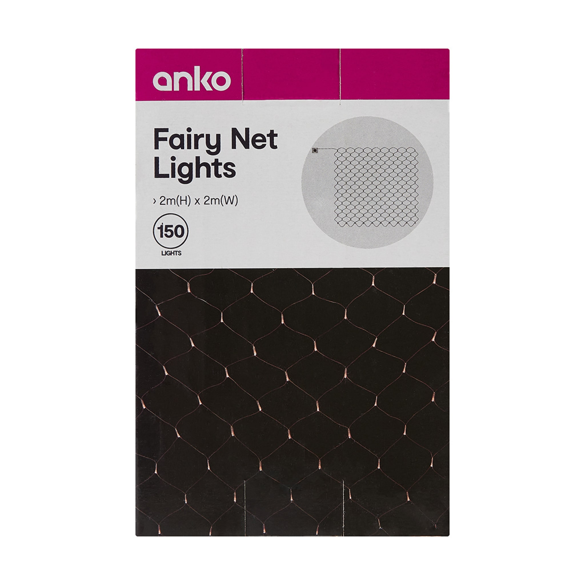 150 Fairy Net Lights Kmart