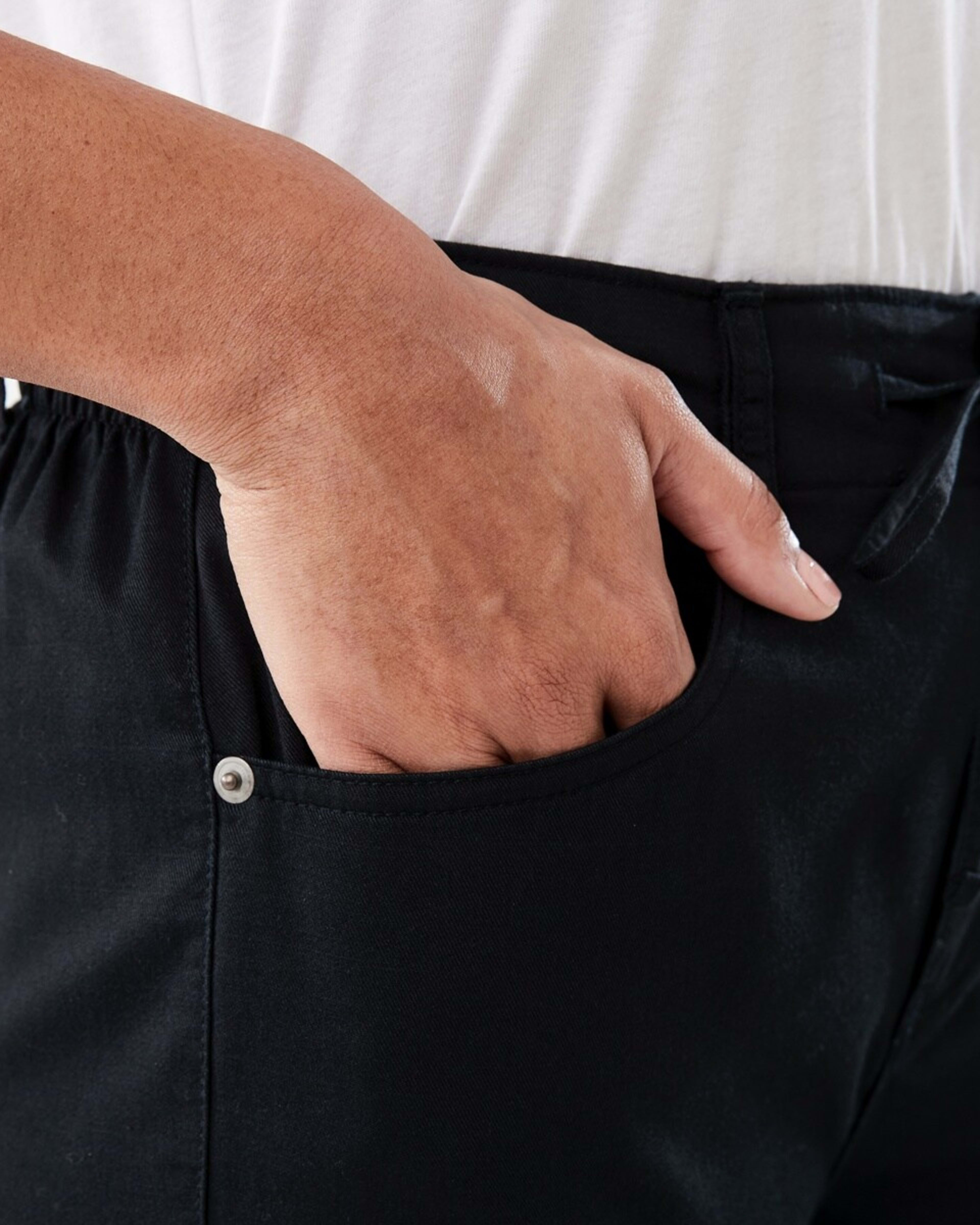 5 Tie Waist Pants Black, 5 of 5
