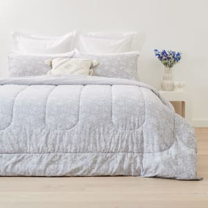 Drew Cotton Rich Cover Reversible Comforter Set - Queen Bed