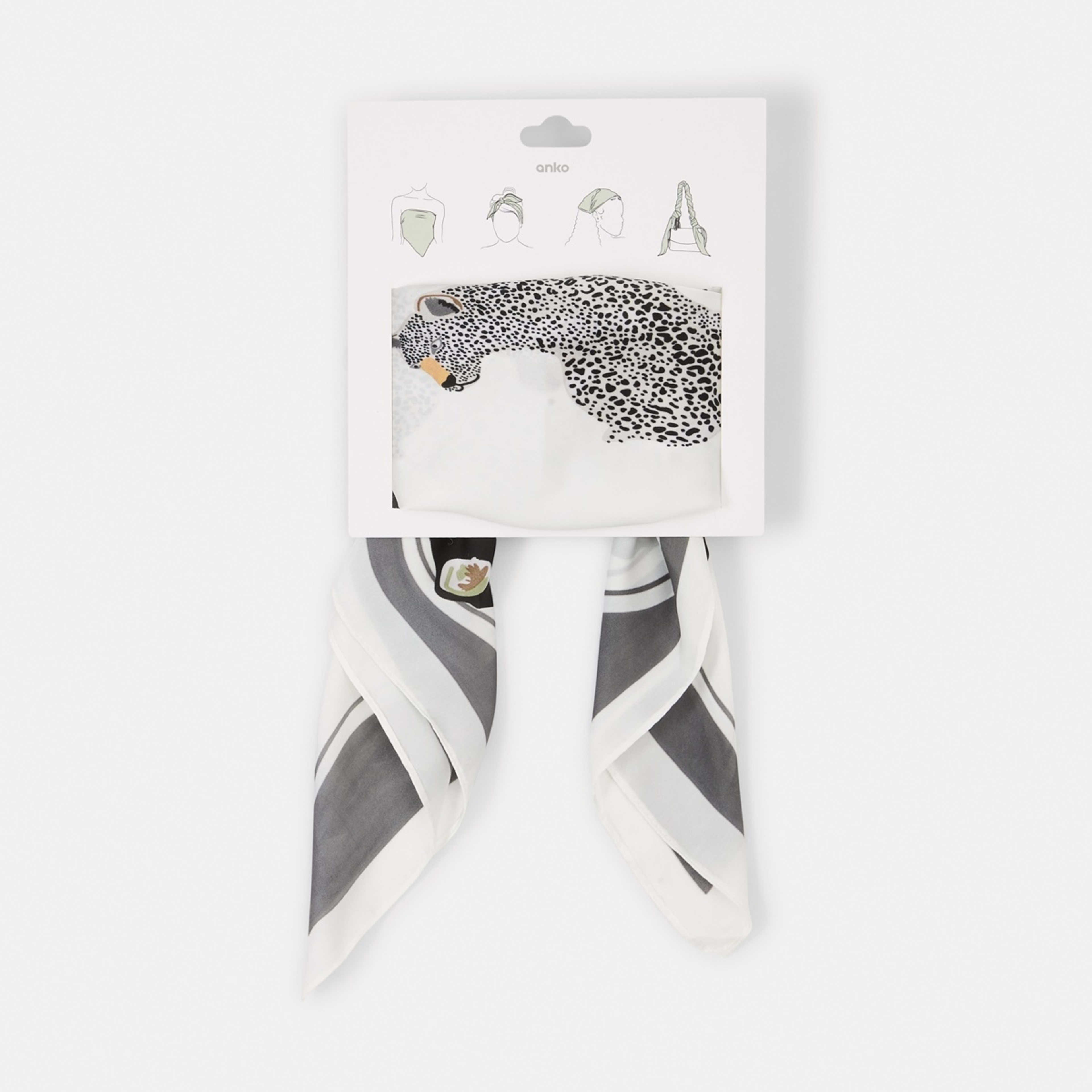 5 Hair Scarf - Wildcat, 5 of 5