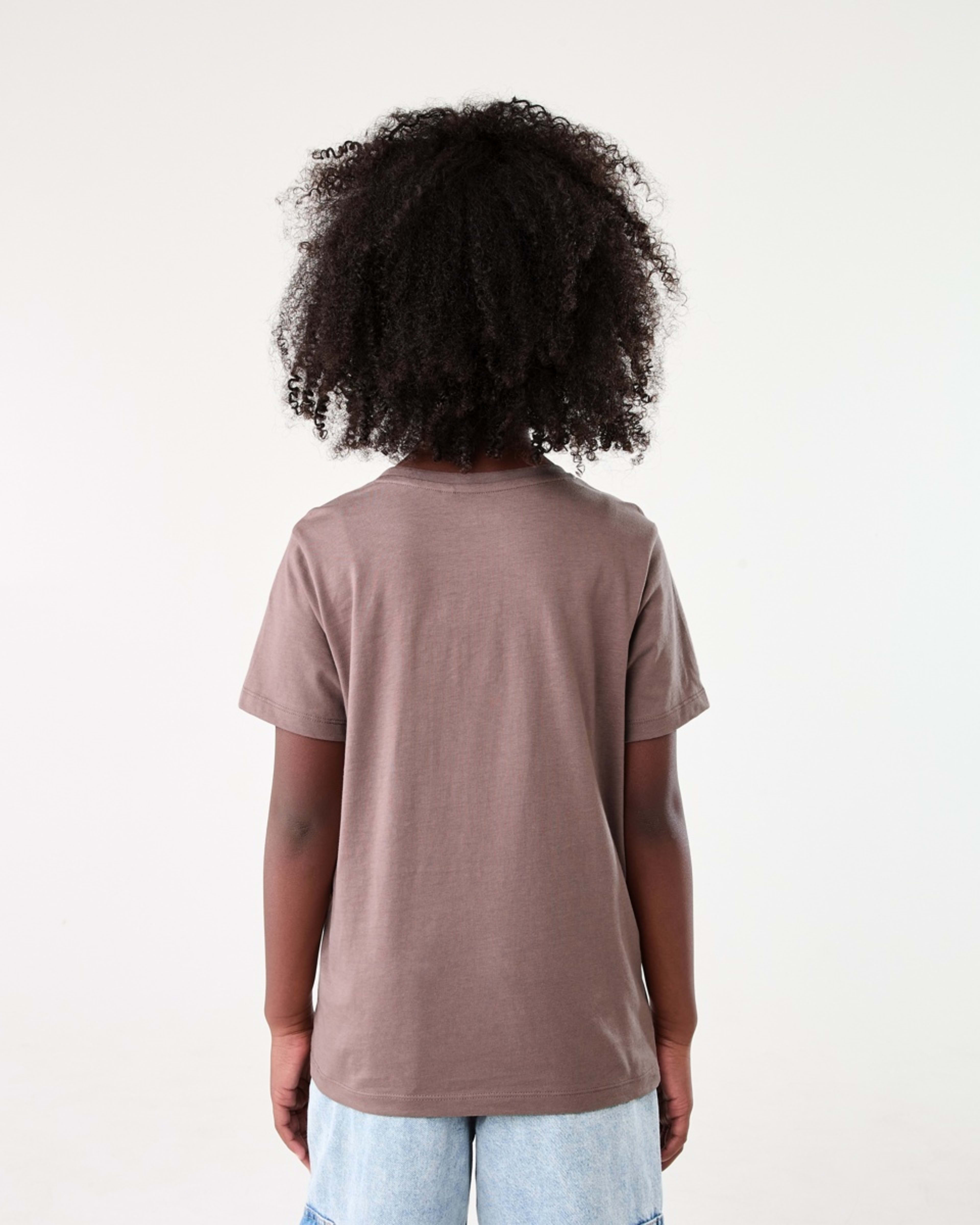 2 Short Sleeve Print T-shirt FLOWER MARKET WOOD TAUPE, 2 of 6