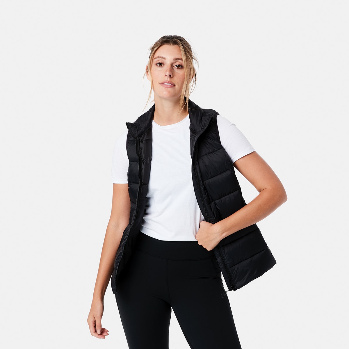 Active Womens Packable Puffer Vest - Kmart