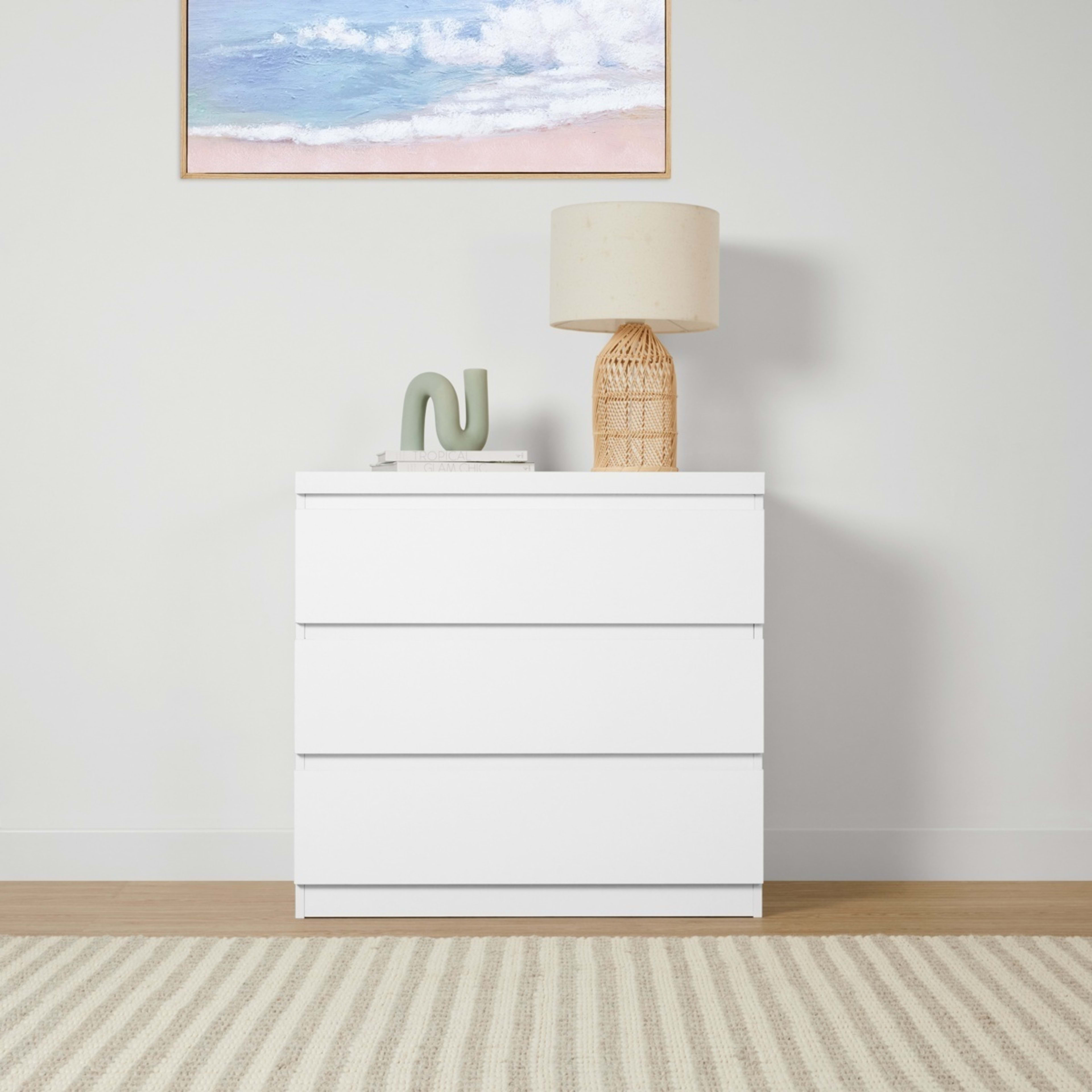 1 3 Drawer Unit - White, 1 of 11