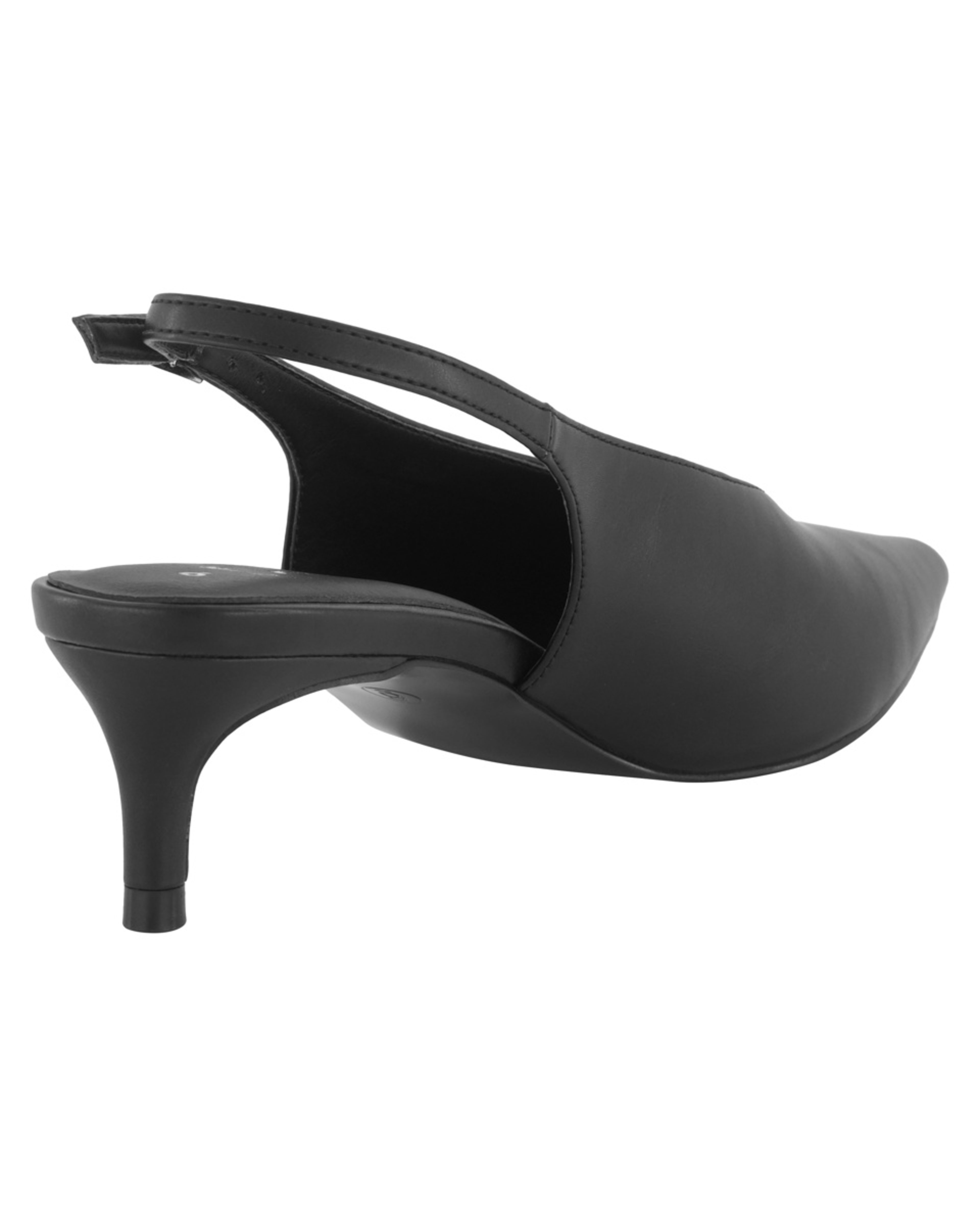 4 High Vamp Kitten Heels Black, 4 of 5