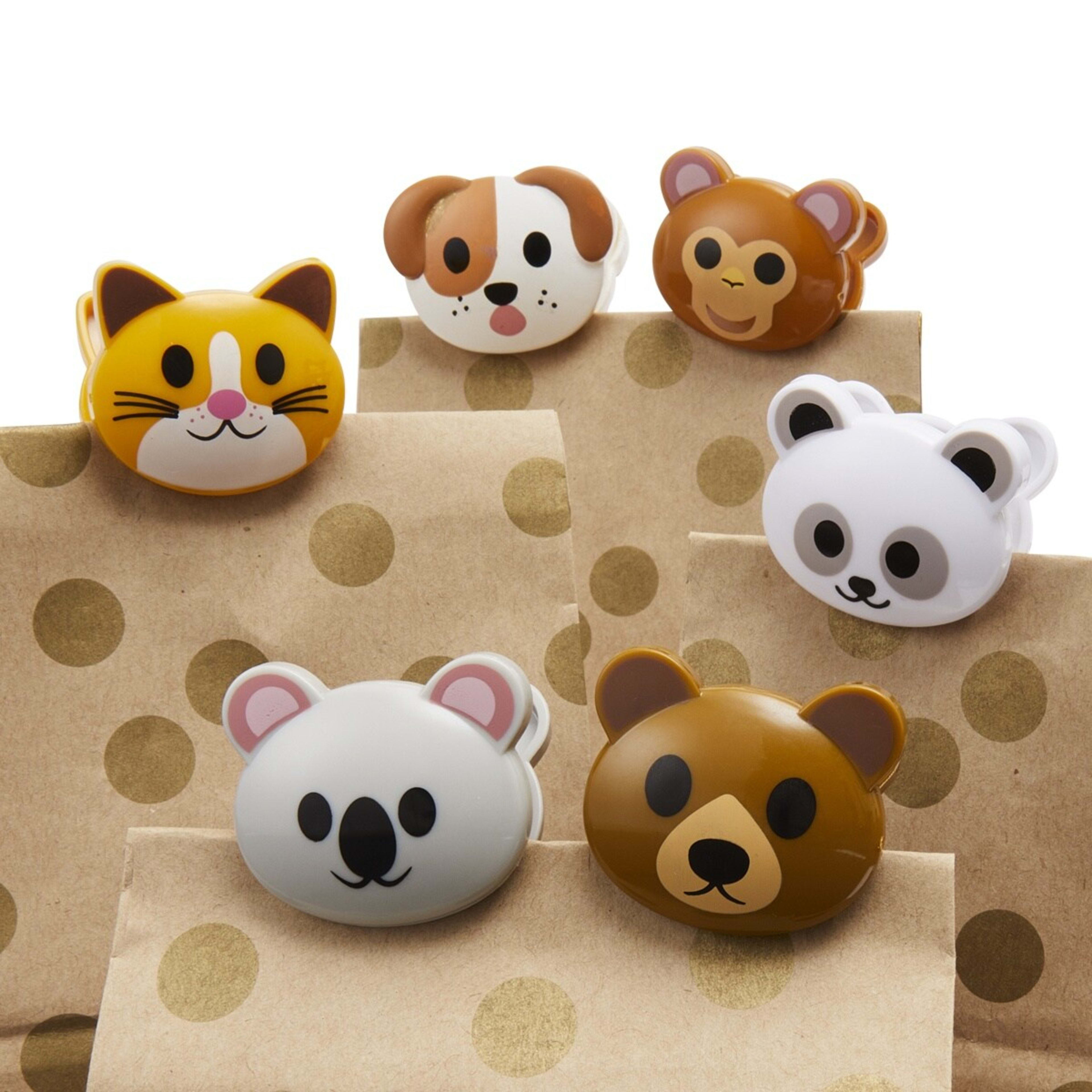 1 6 Pack Animal Bag Clips