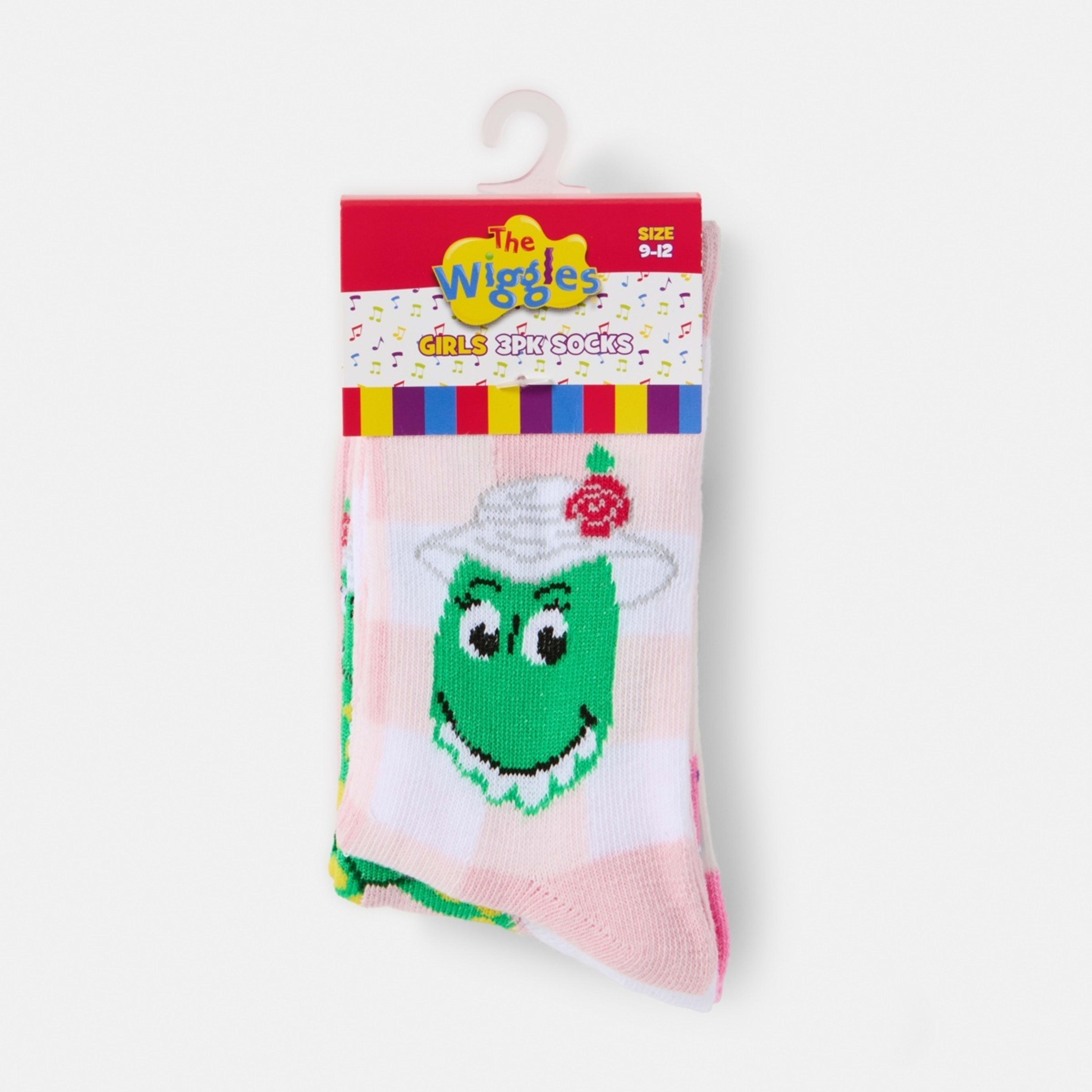 3 3 Pack The Wiggles License Crew Socks Dorothy, 3 of 3