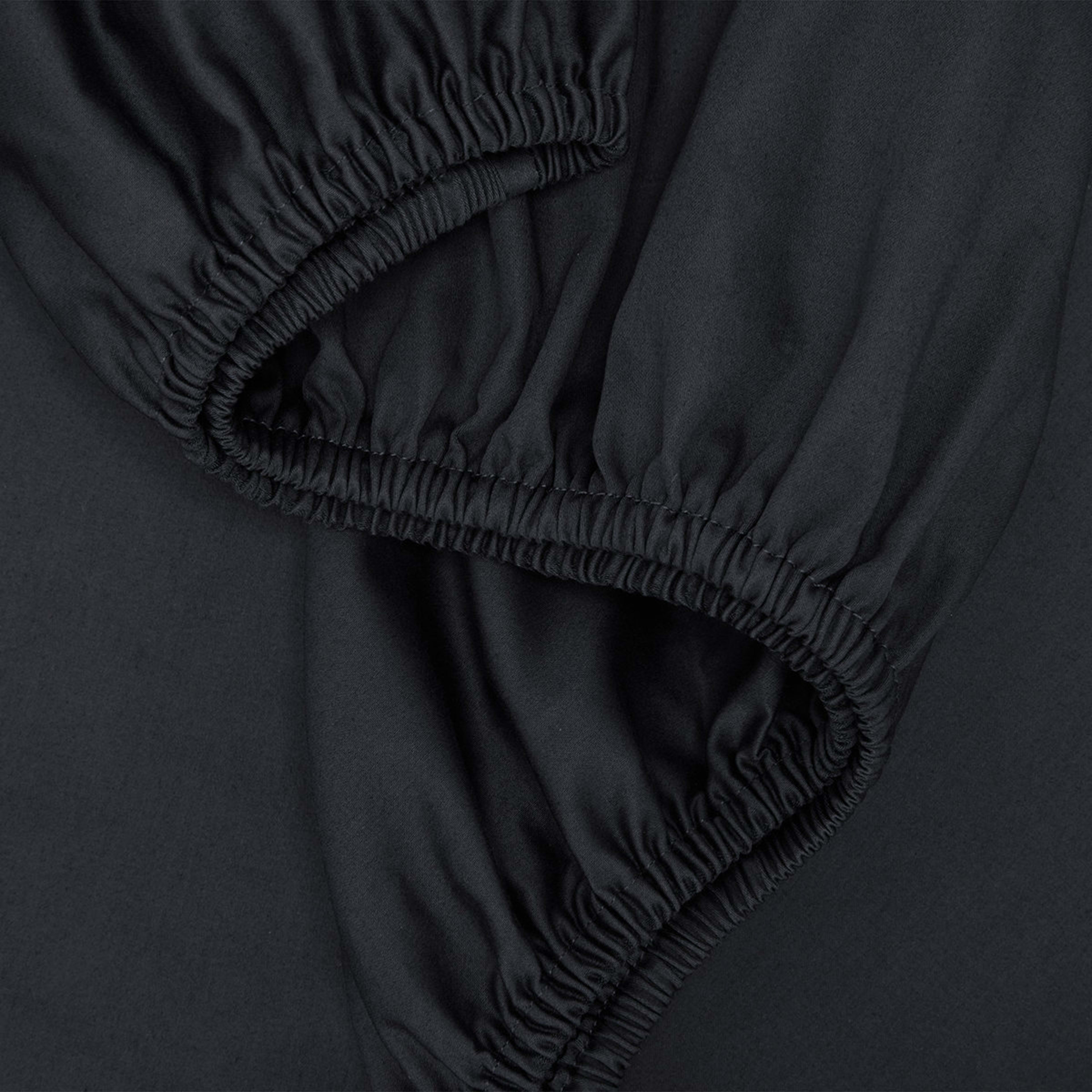 3 500 Thread Count Australian Grown Cotton Sheet Set - Queen Bed, Anthracite, 3 of 7