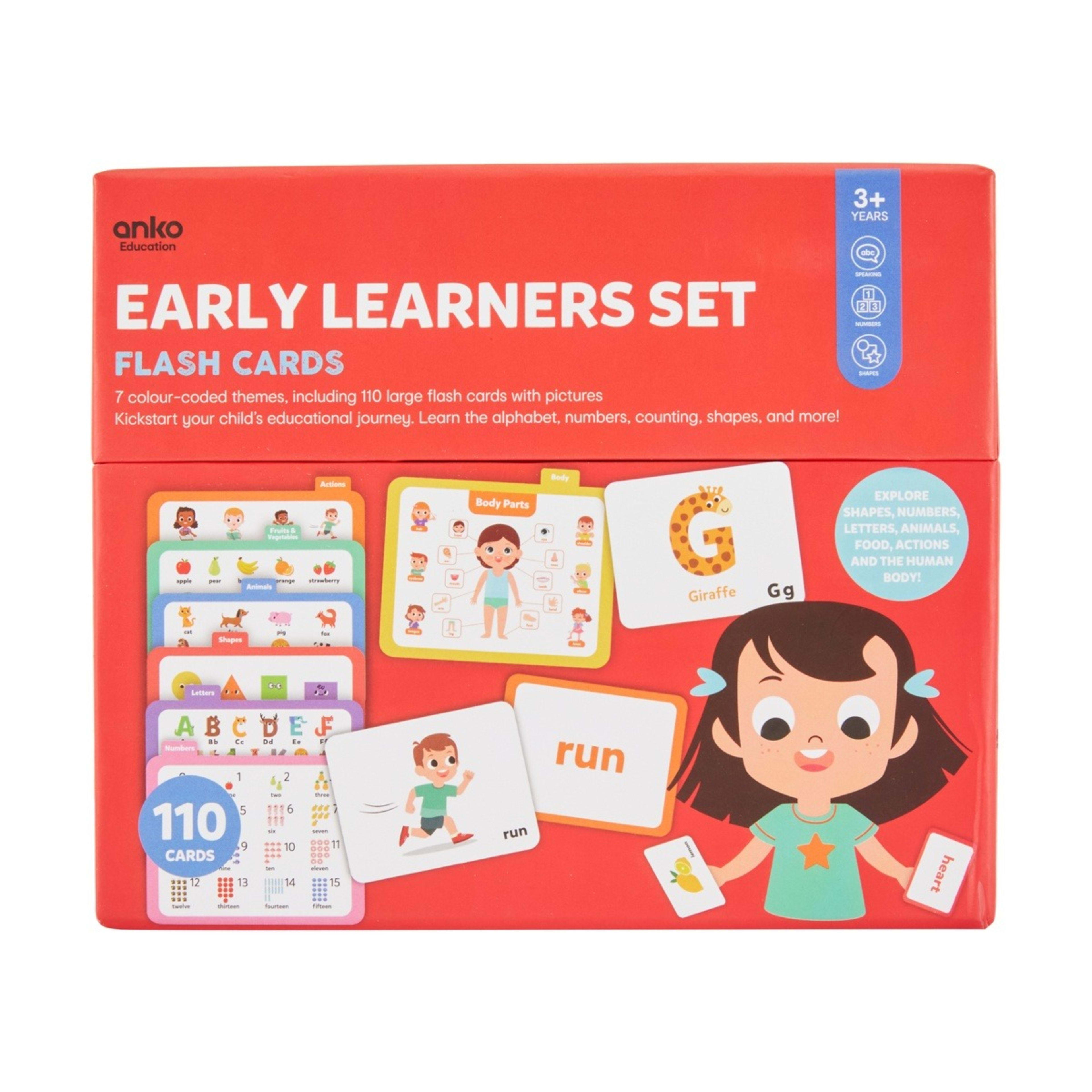 1 Early Learners Set Flash Cards