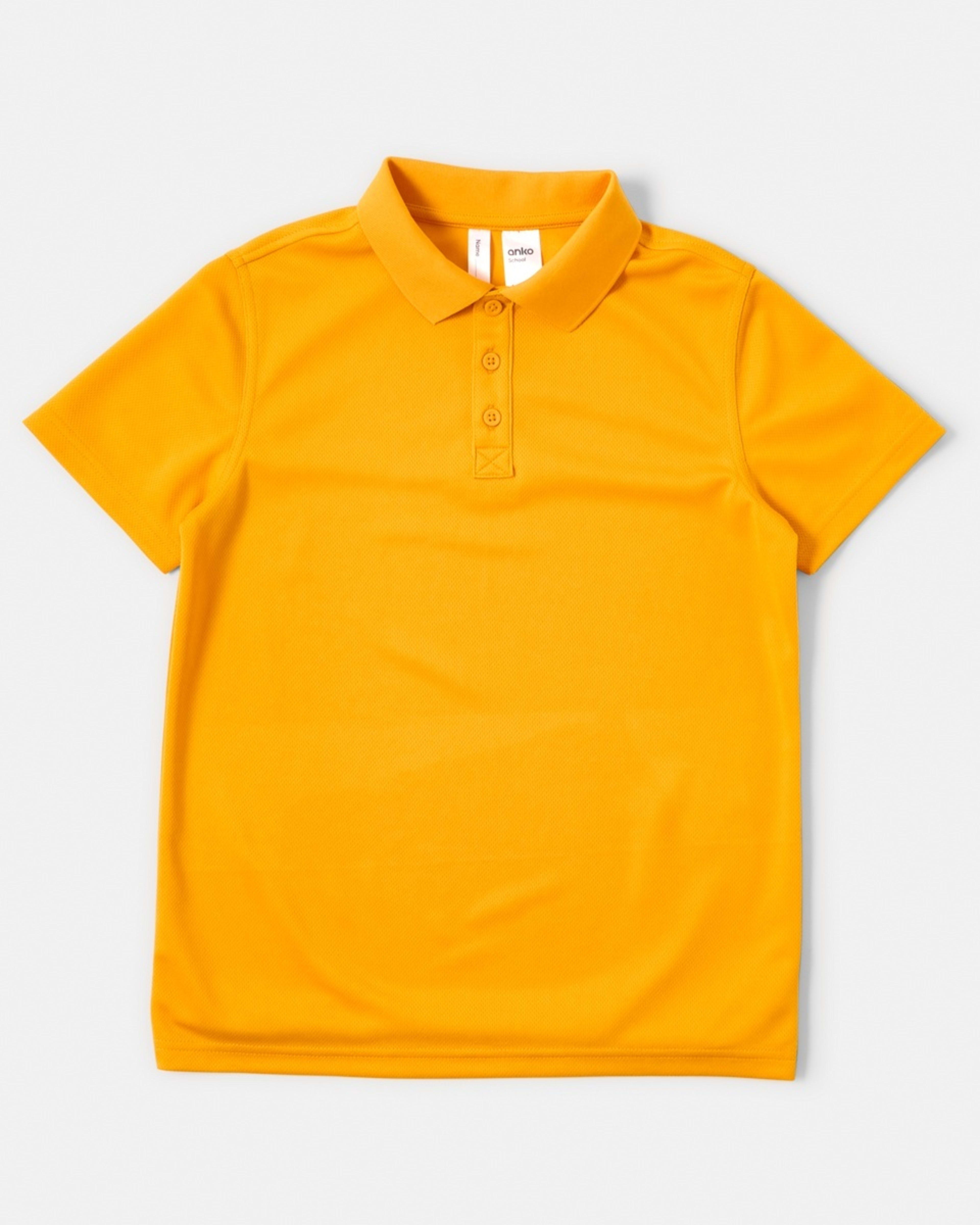 7 School Moisture Wicking Polo Gold, 7 of 9