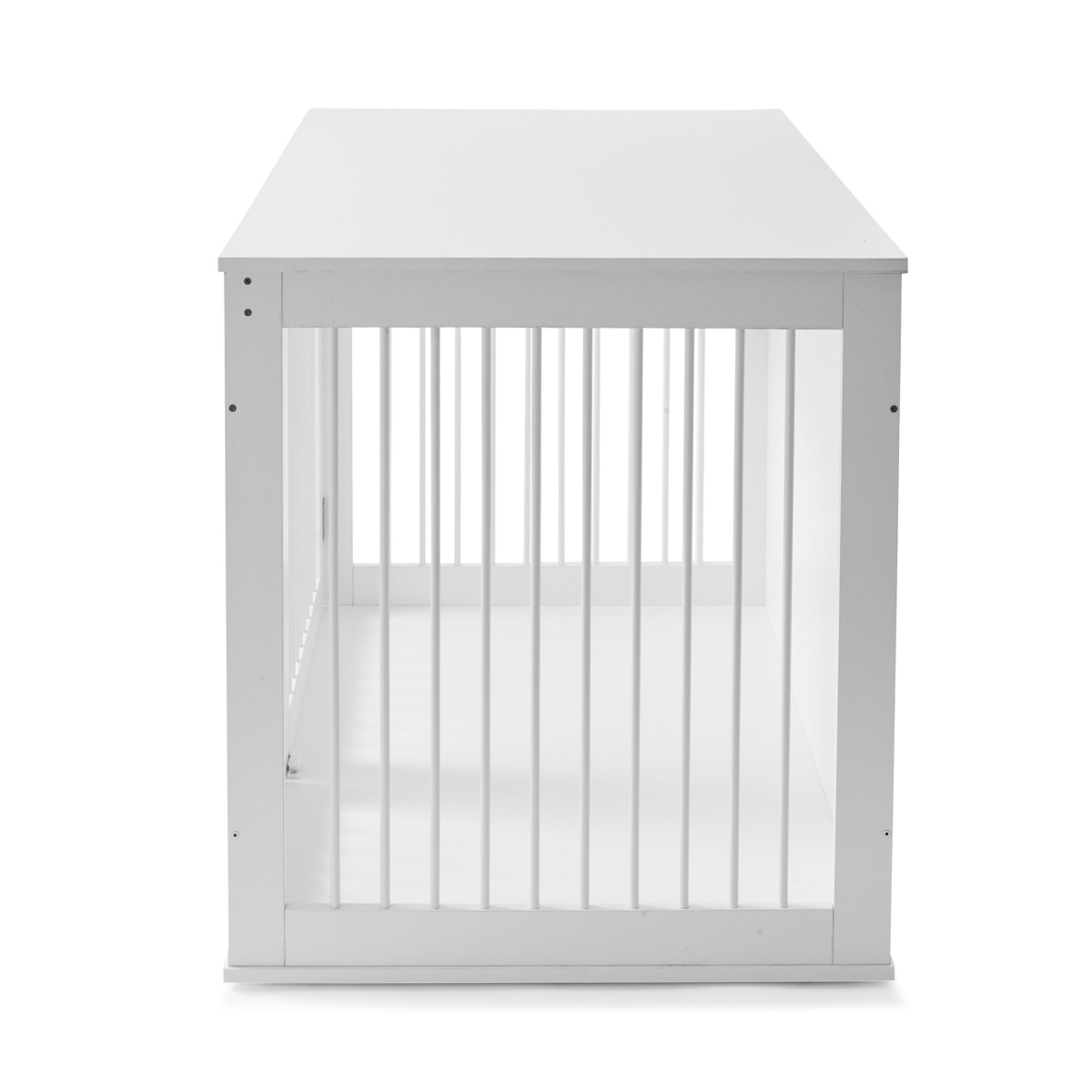 6 Pet Crate Wooden - Extra Large, White, 6 of 9