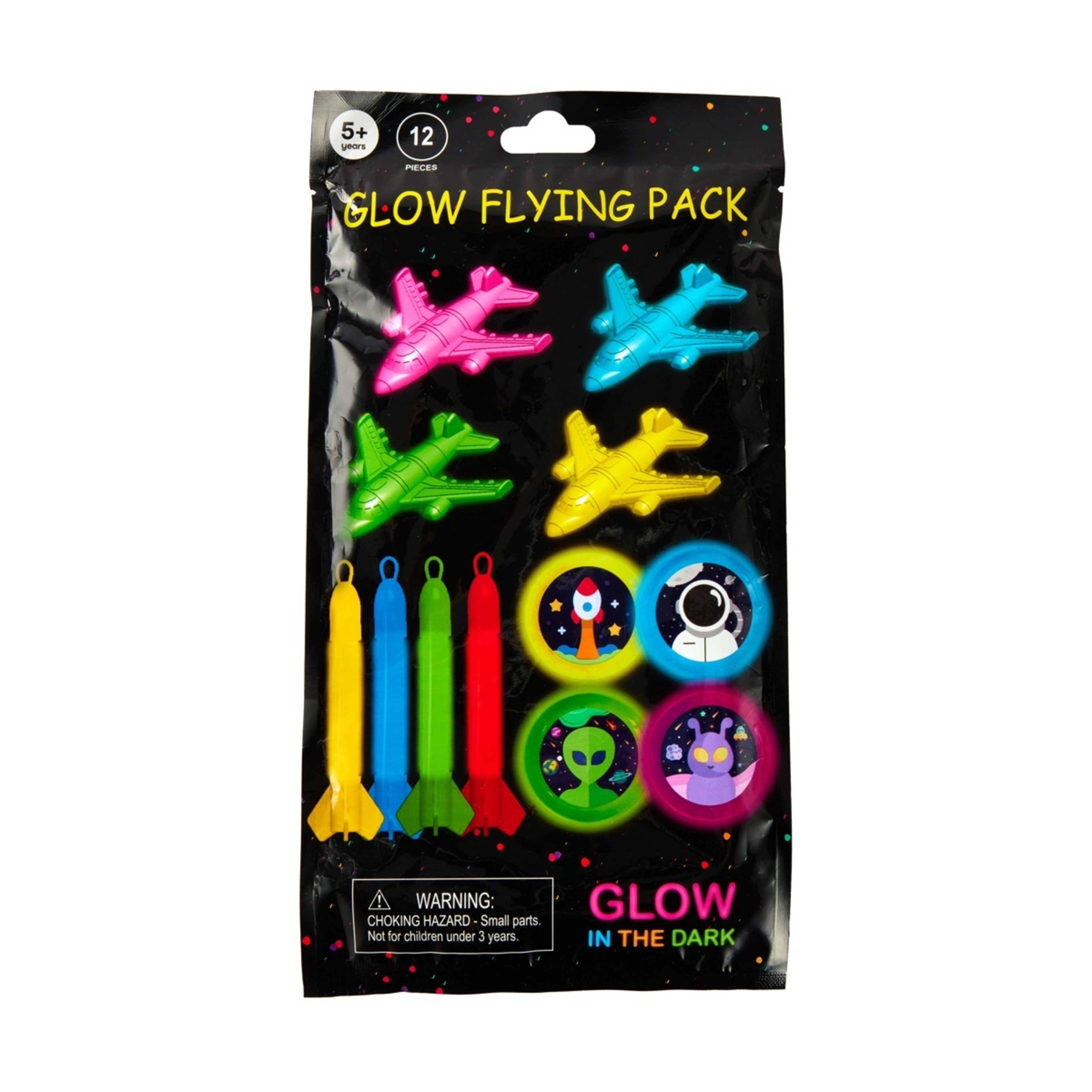 1 12 Piece Glow Flying Pack, 1 of 6