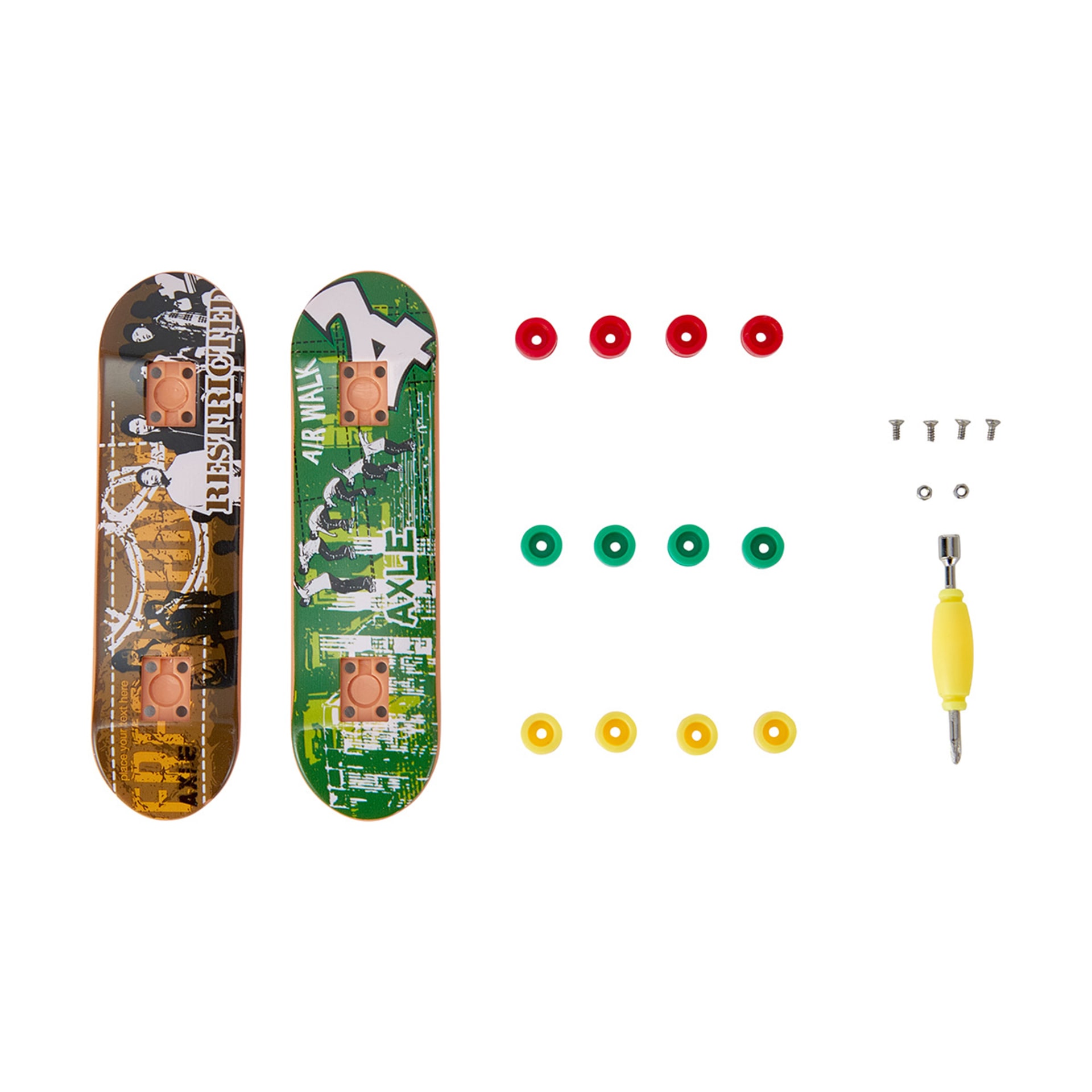 6 Piece Speed Movement Finger Skateboard Kmart