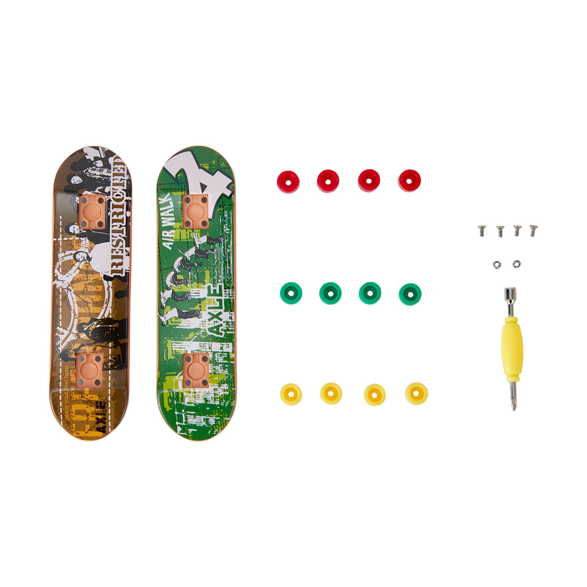6 Piece Speed Movement Finger Skateboard Kmart
