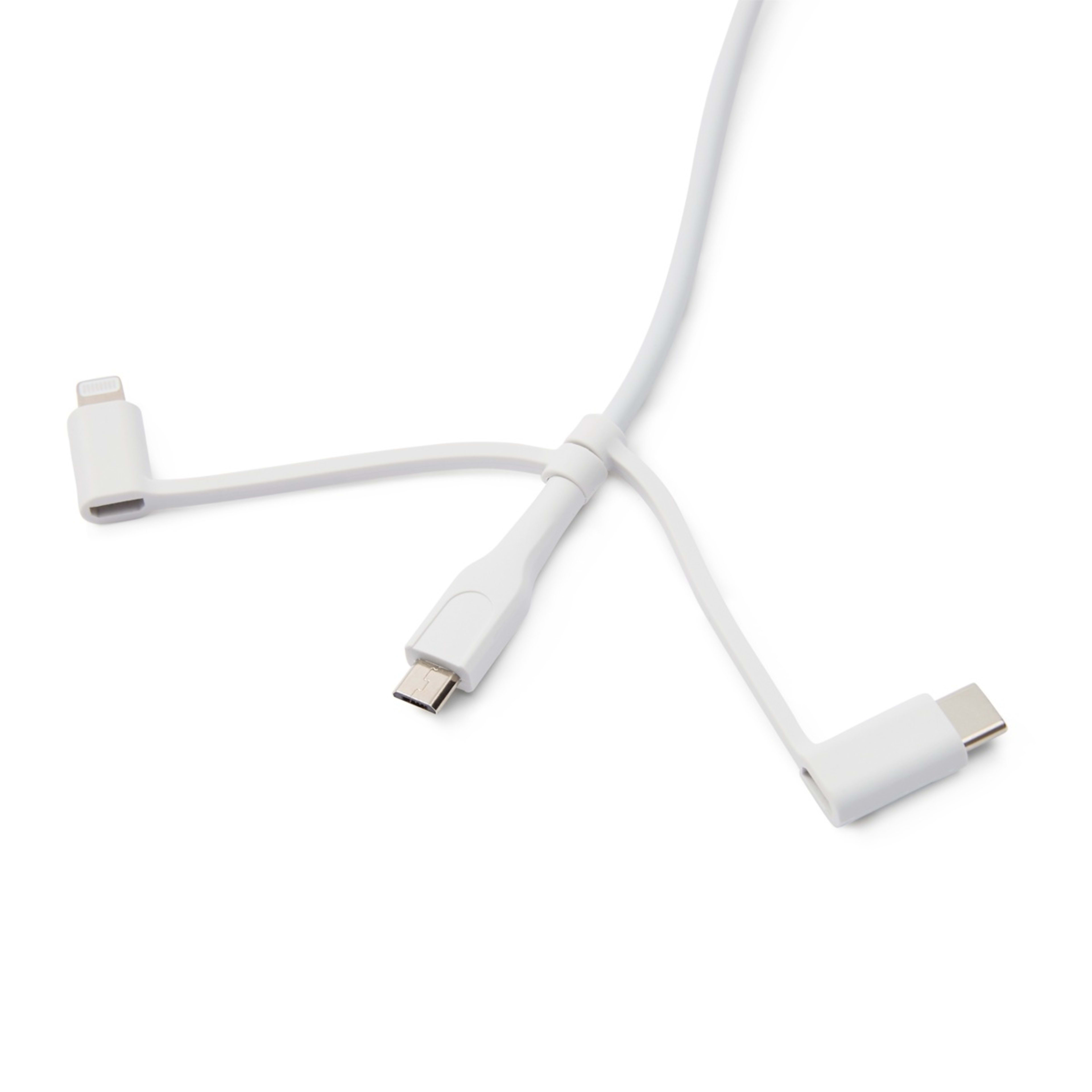 2 3-in-1 Travel Cable - White, 2 of 8