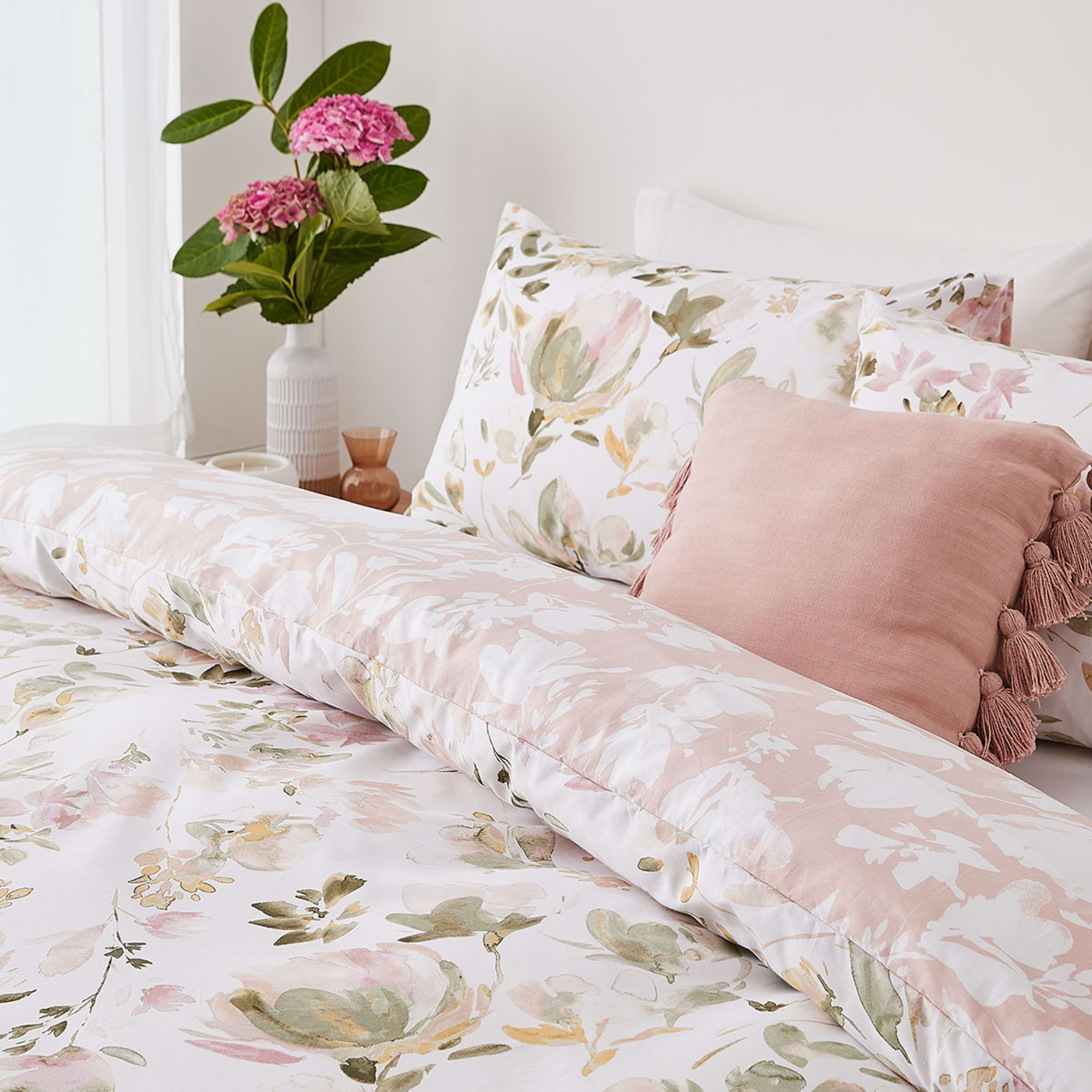 Florence Reversible Quilt Cover Set Queen Bed Kmart