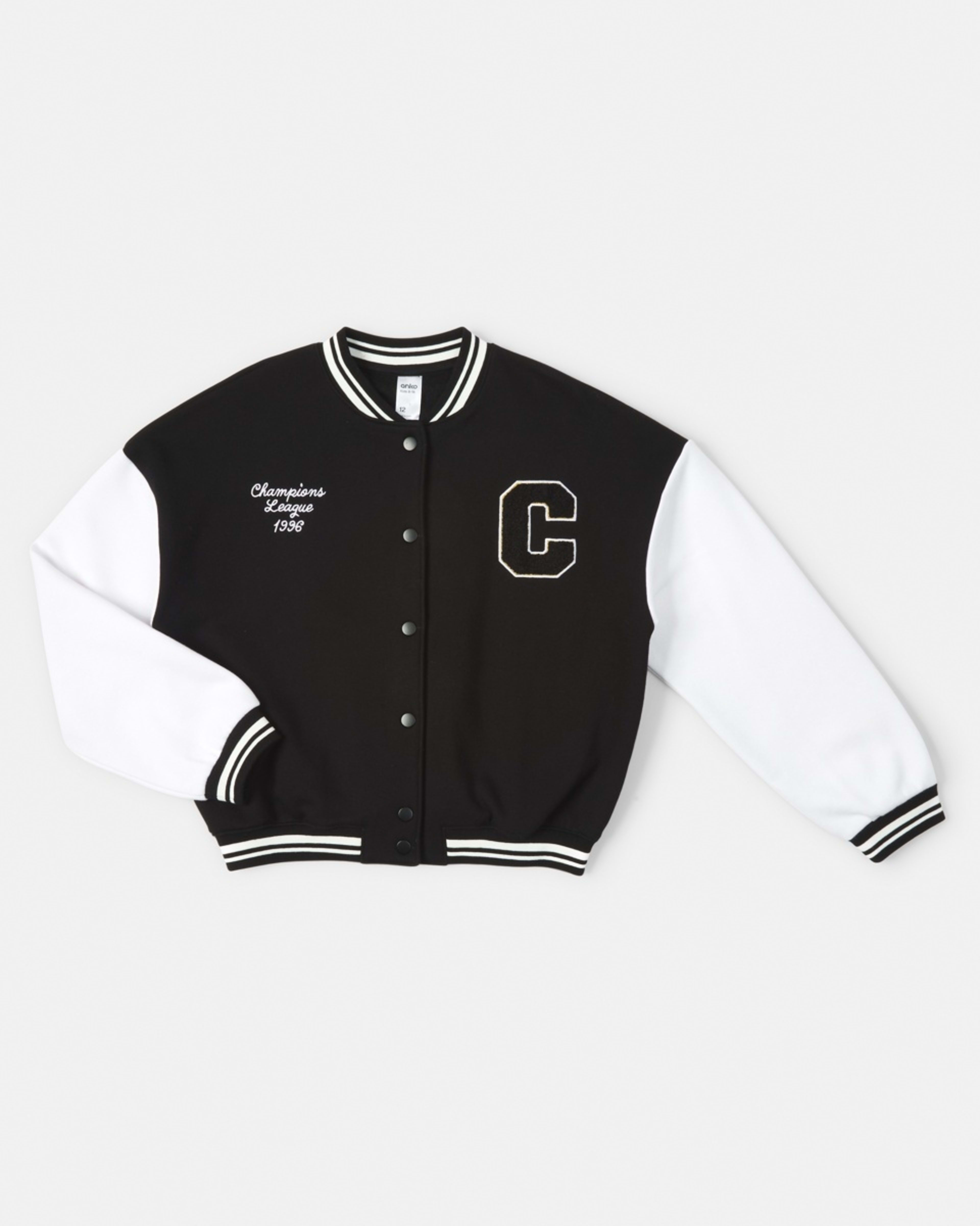 9 Fleece Bomber Champions League 1996 Black, 9 of 10