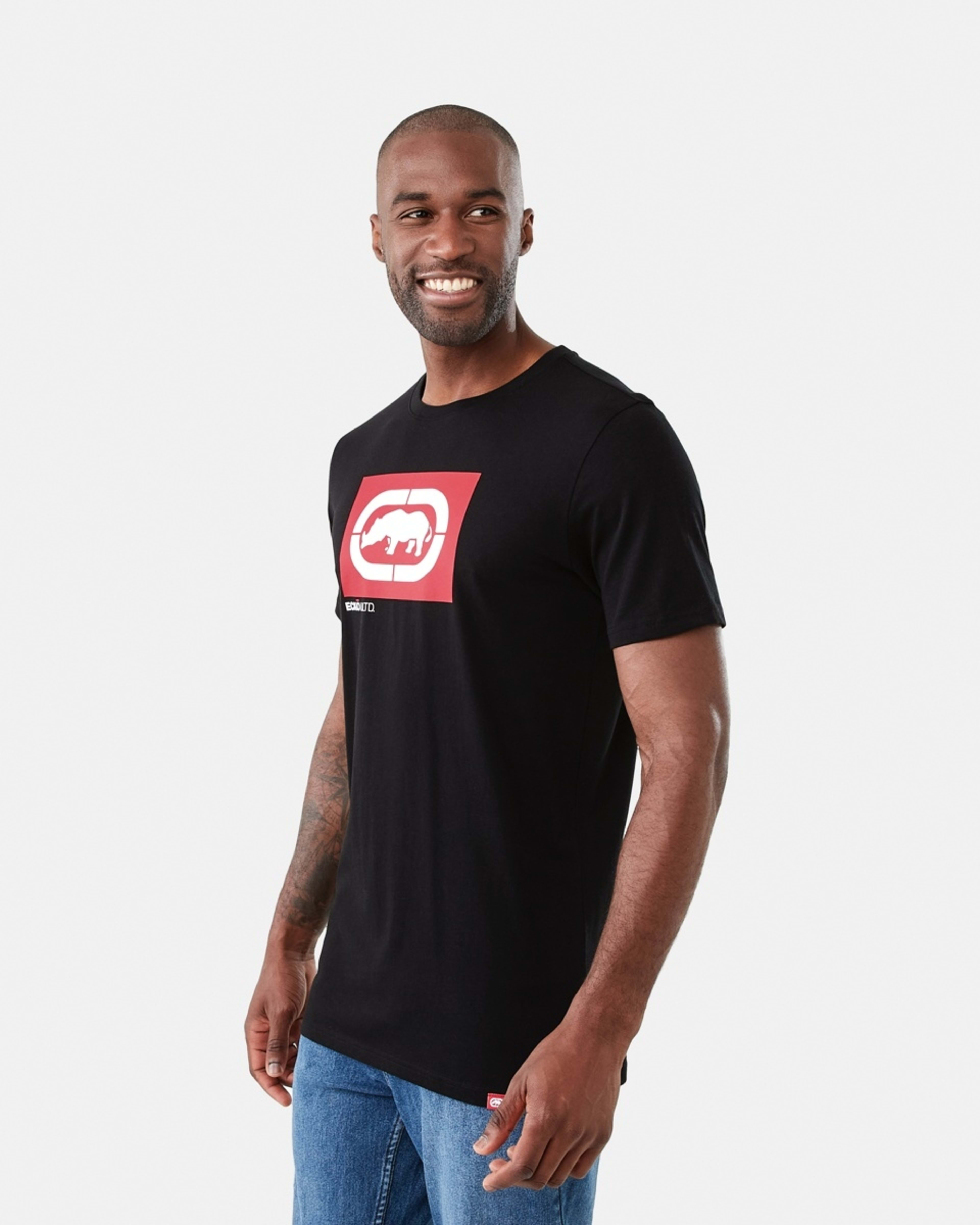 2 Ecko License Longline T-shirt Black, 2 of 6