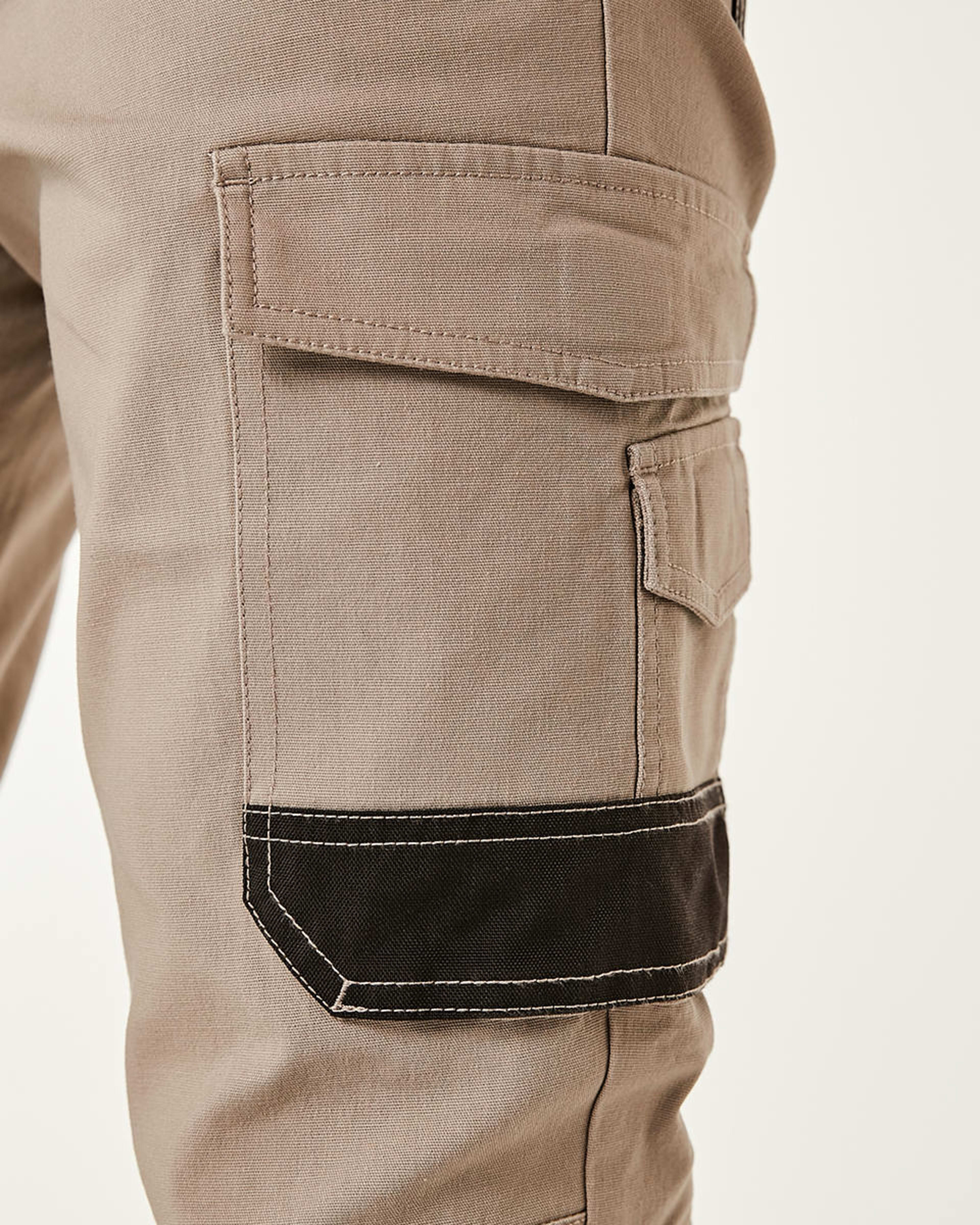 5 Slim Leg Work Pants MUSHROOM BEIGE, 5 of 9