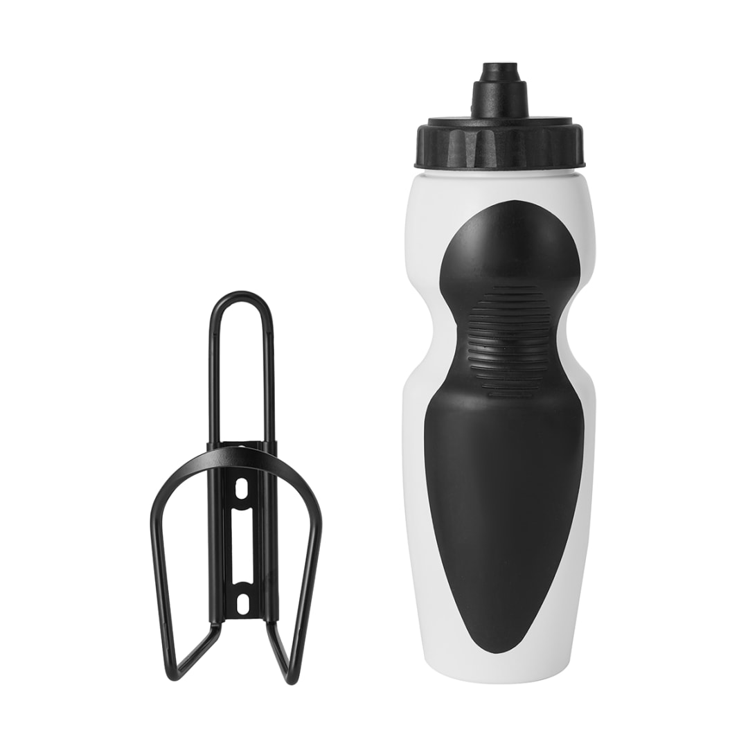 Water Bottle with Alloy Cage Kmart