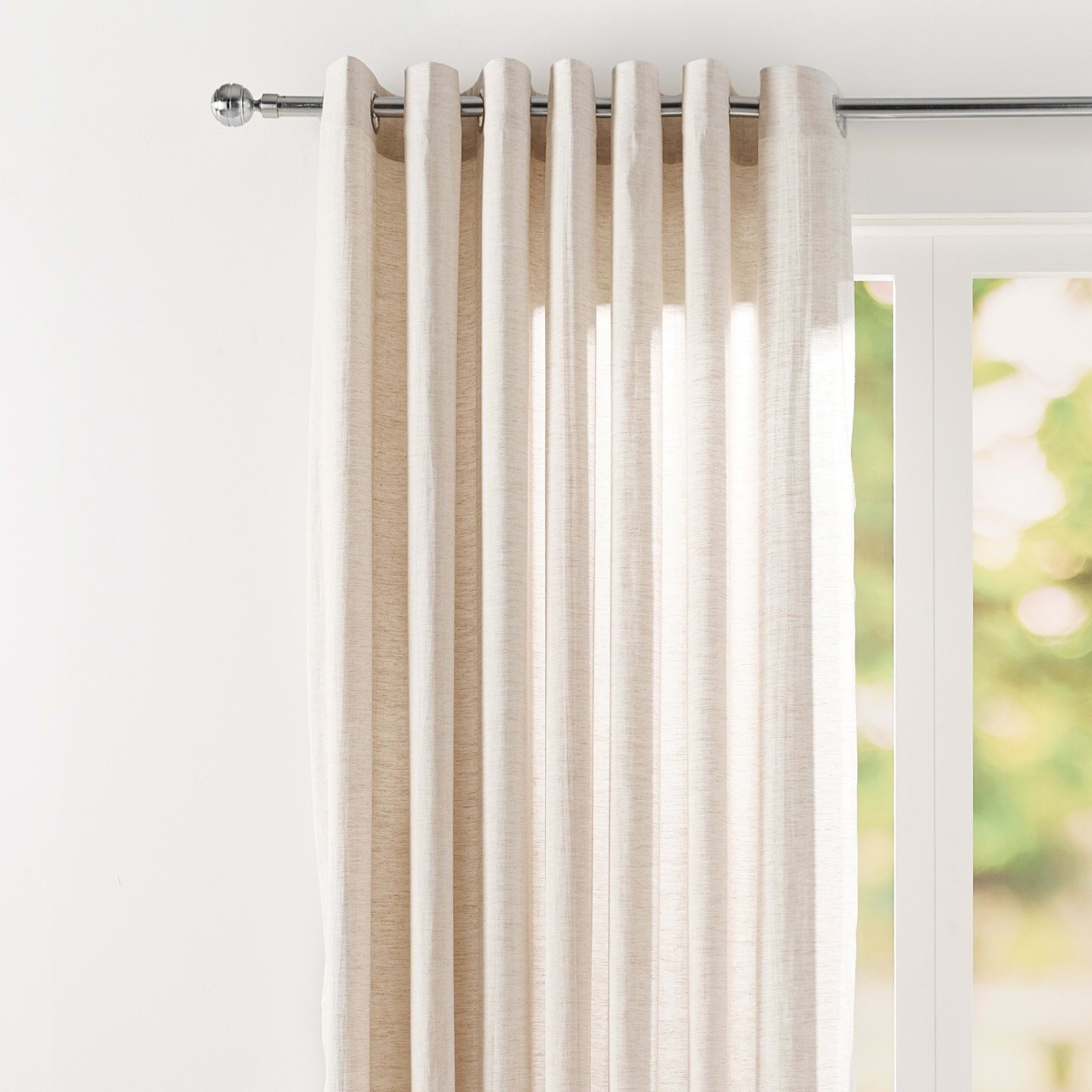 2 Cairo Wide Curtain - Beige, 2 of 5